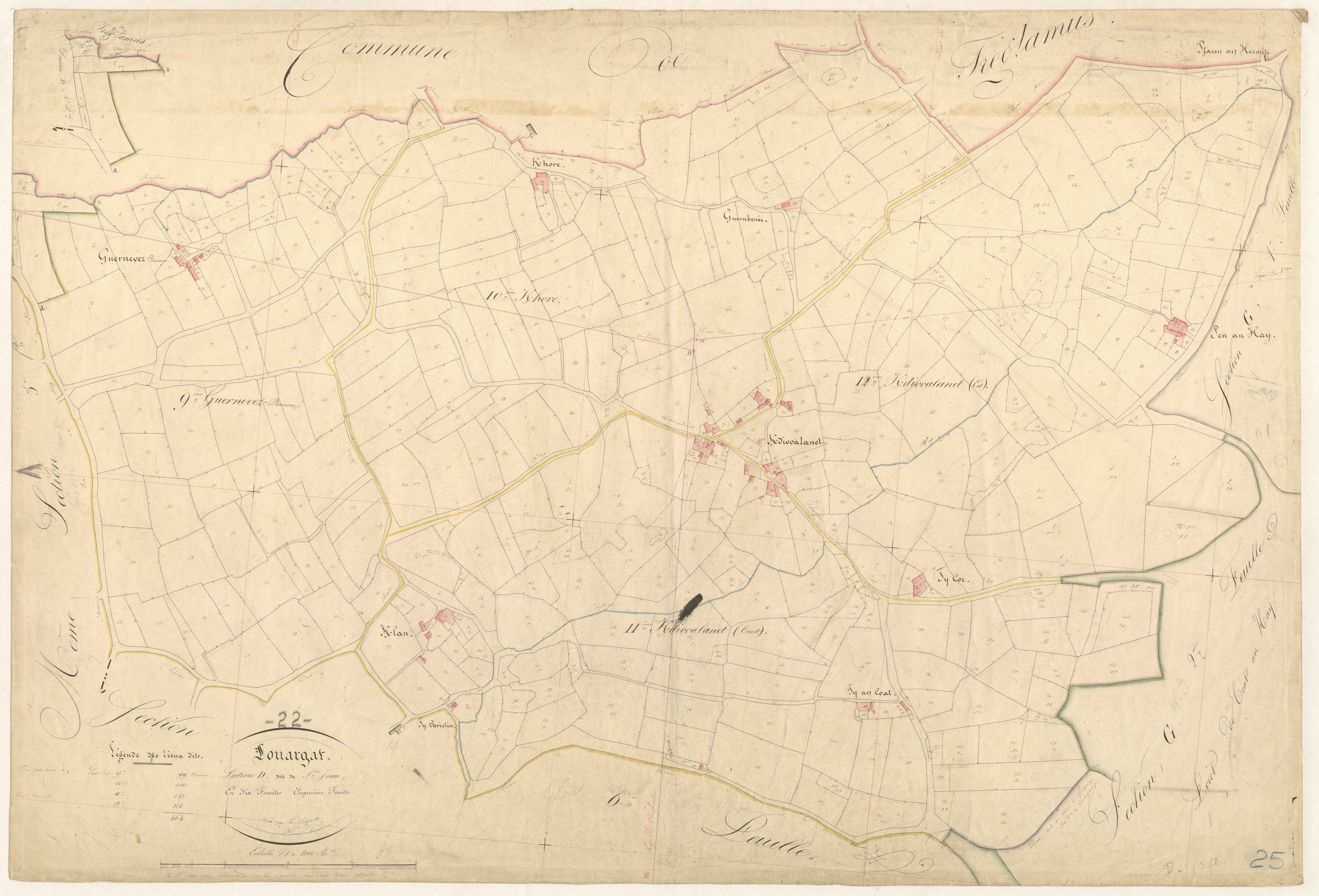 Louargat - Section D, 5e feuille