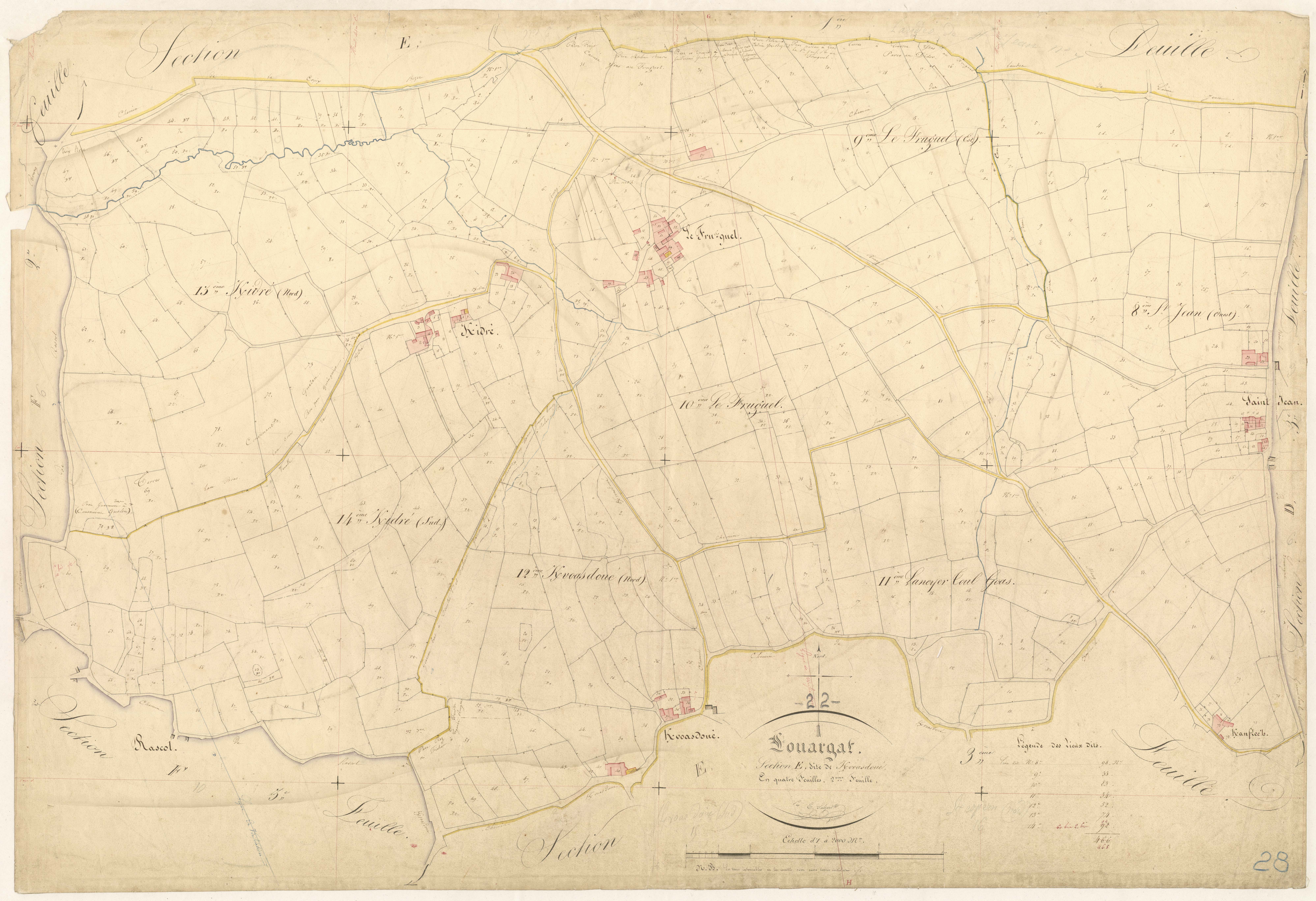 Louargat - Section E, 2e feuille