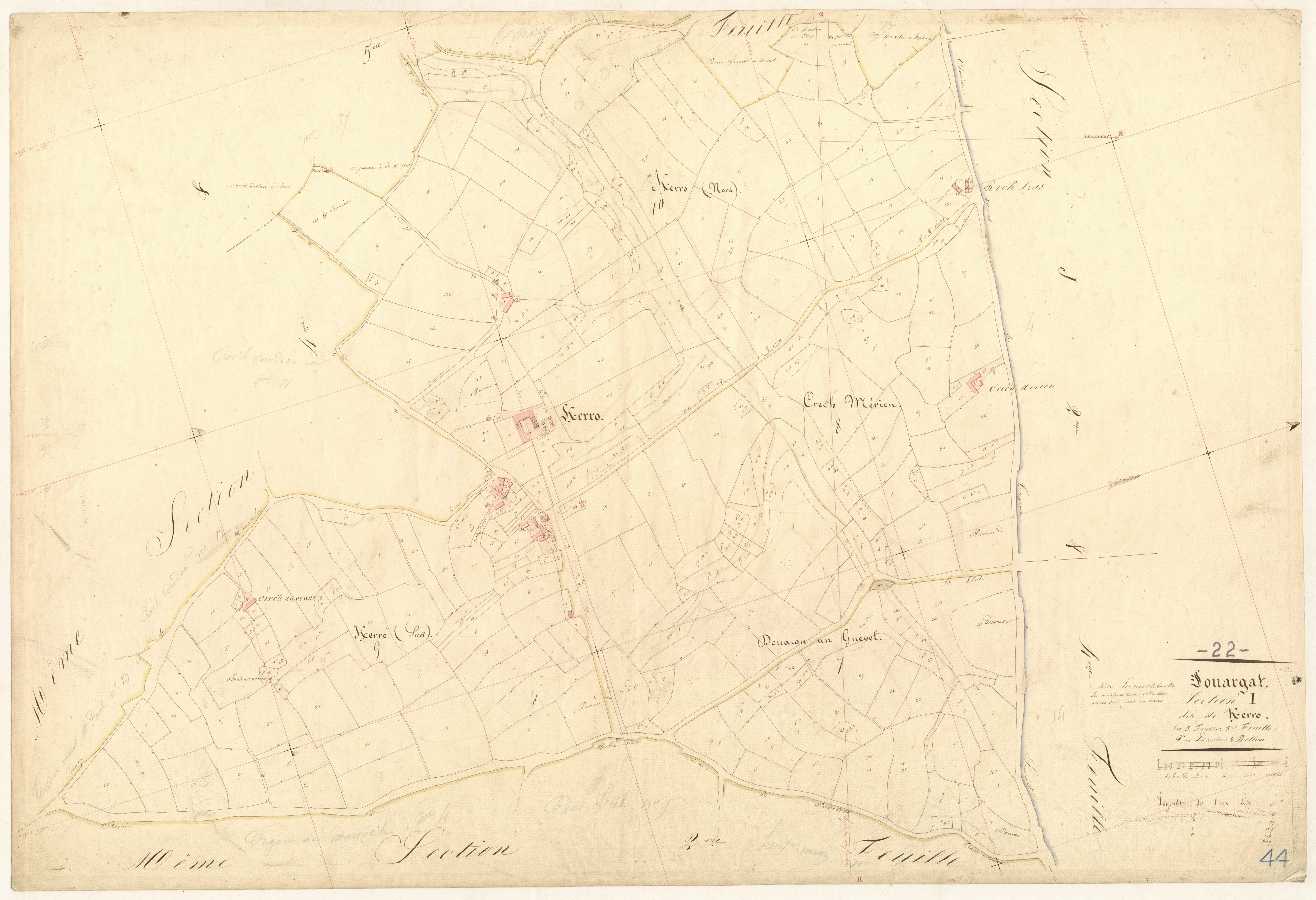 Louargat - Section I, 3e feuille