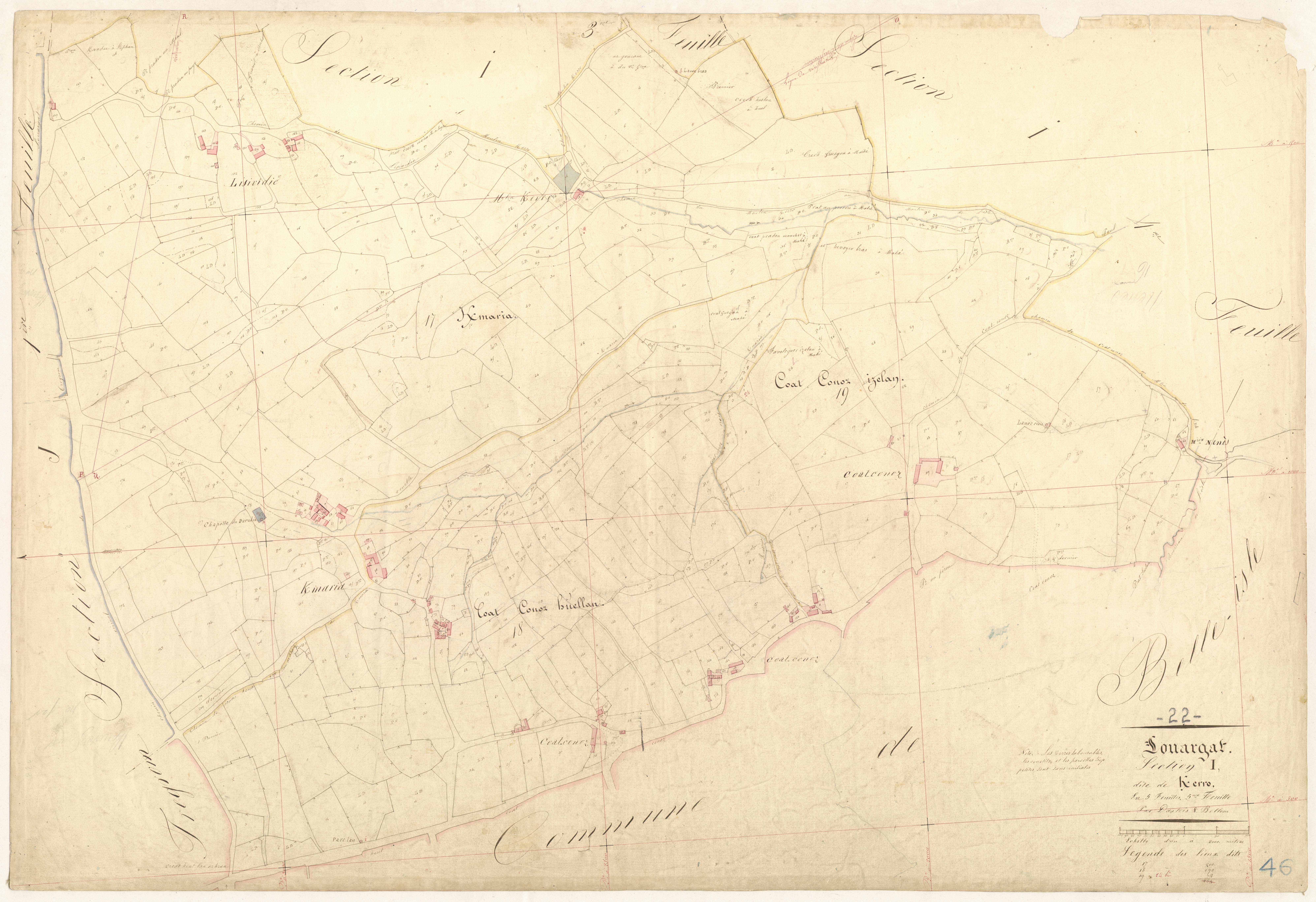 Louargat - Section I, 5e feuille