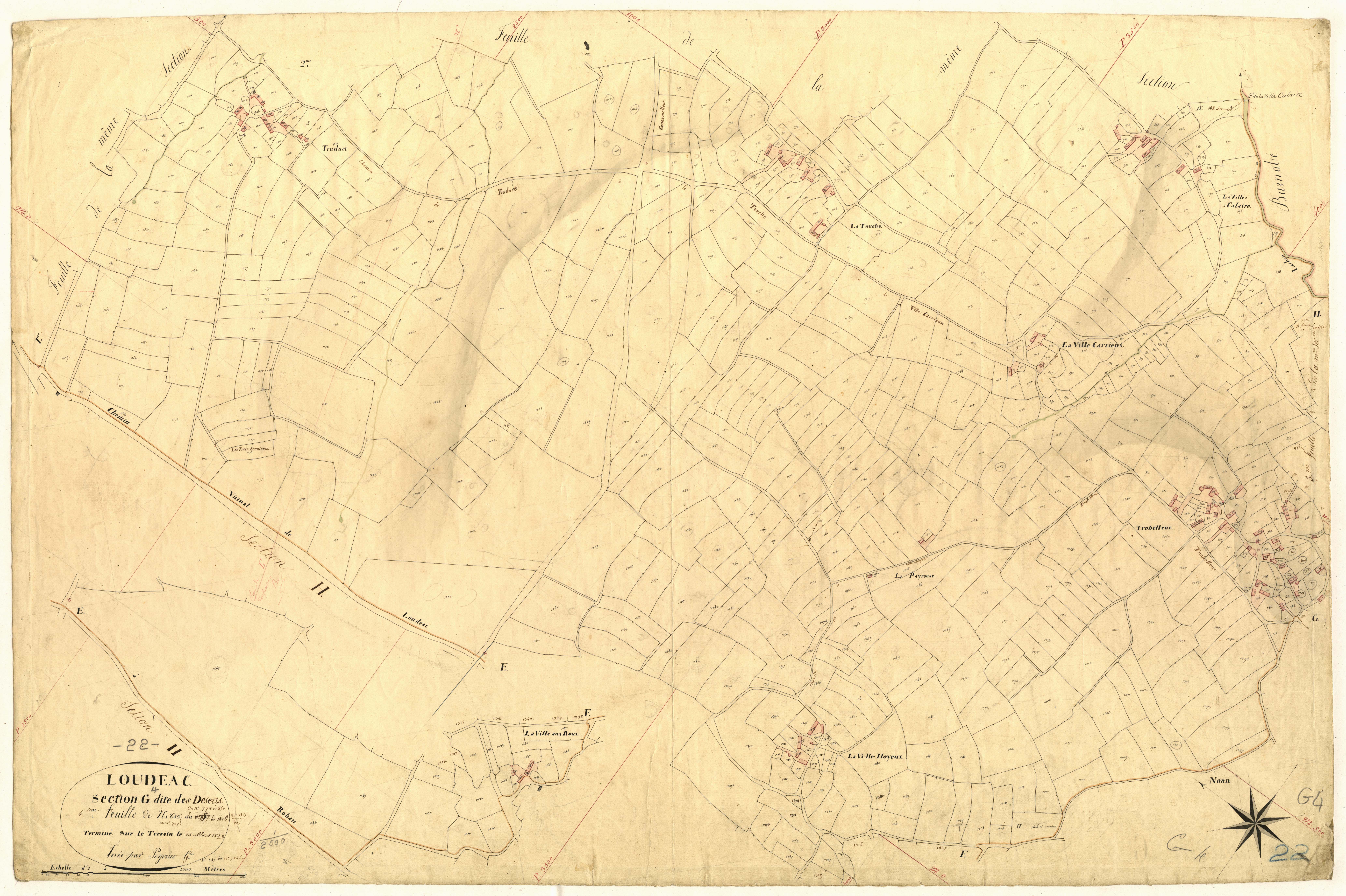 Loudéac - Section G, 4e feuille