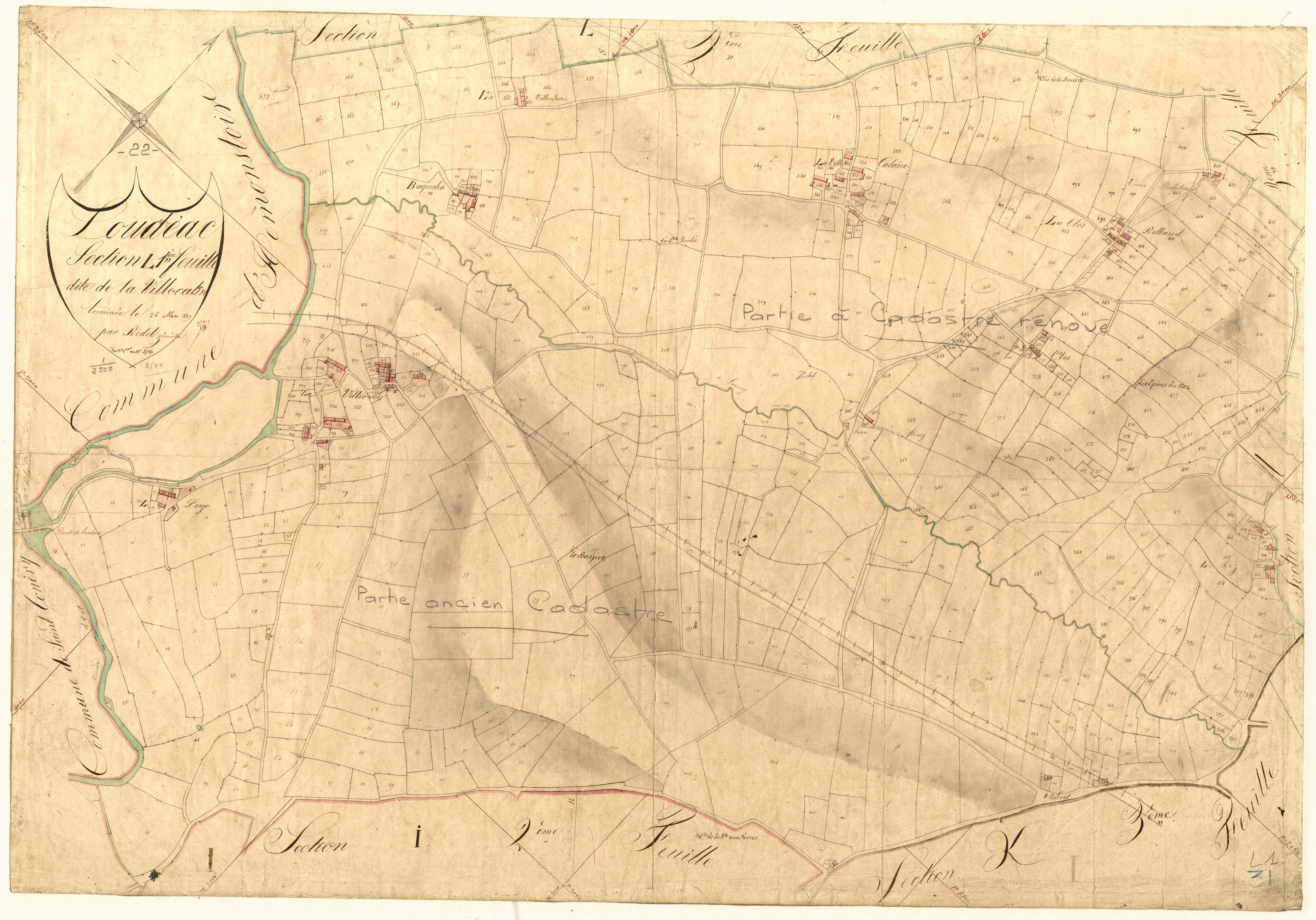 Loudéac - Section L, 1re feuille