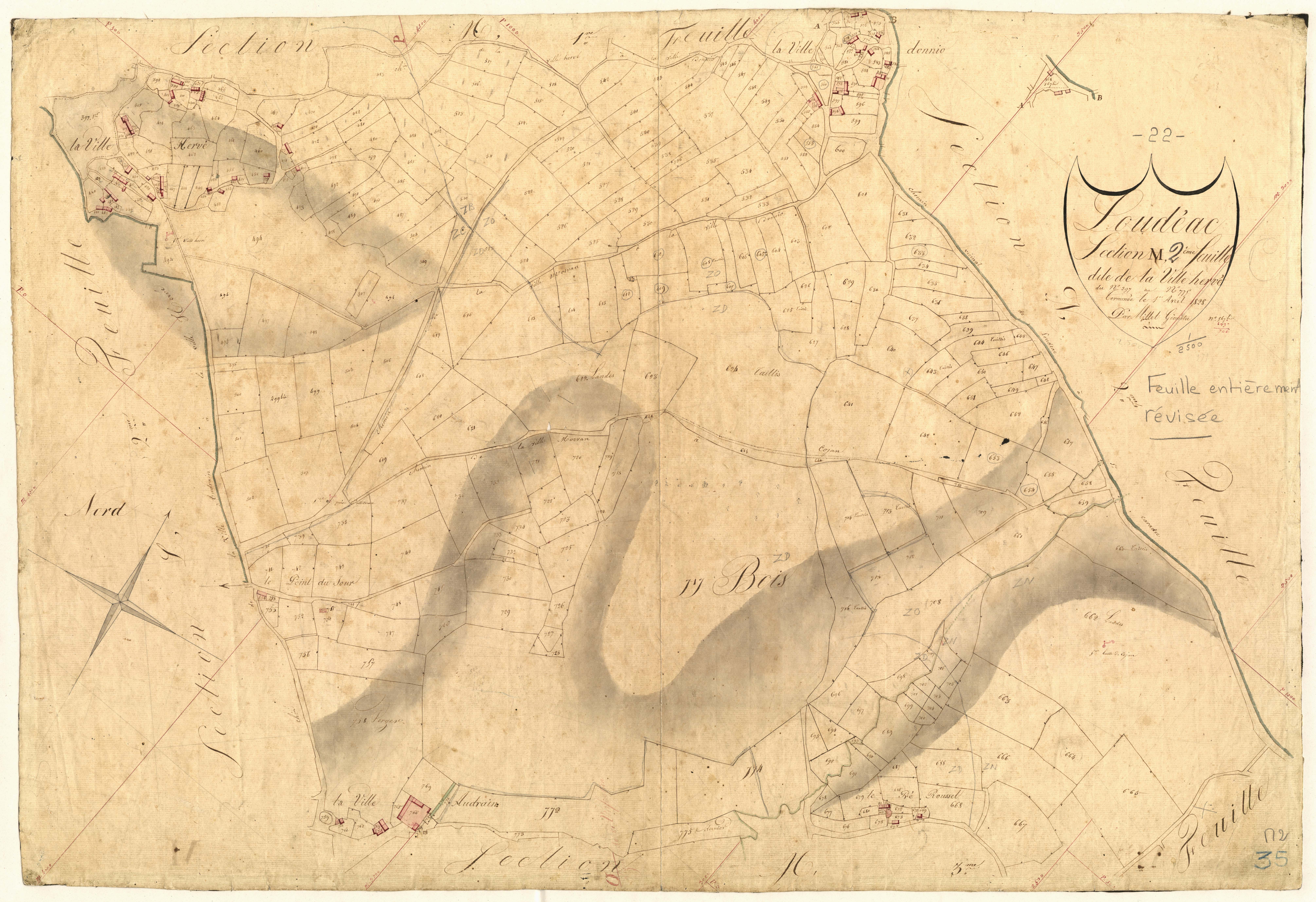 Loudéac - Section M, 2e feuille