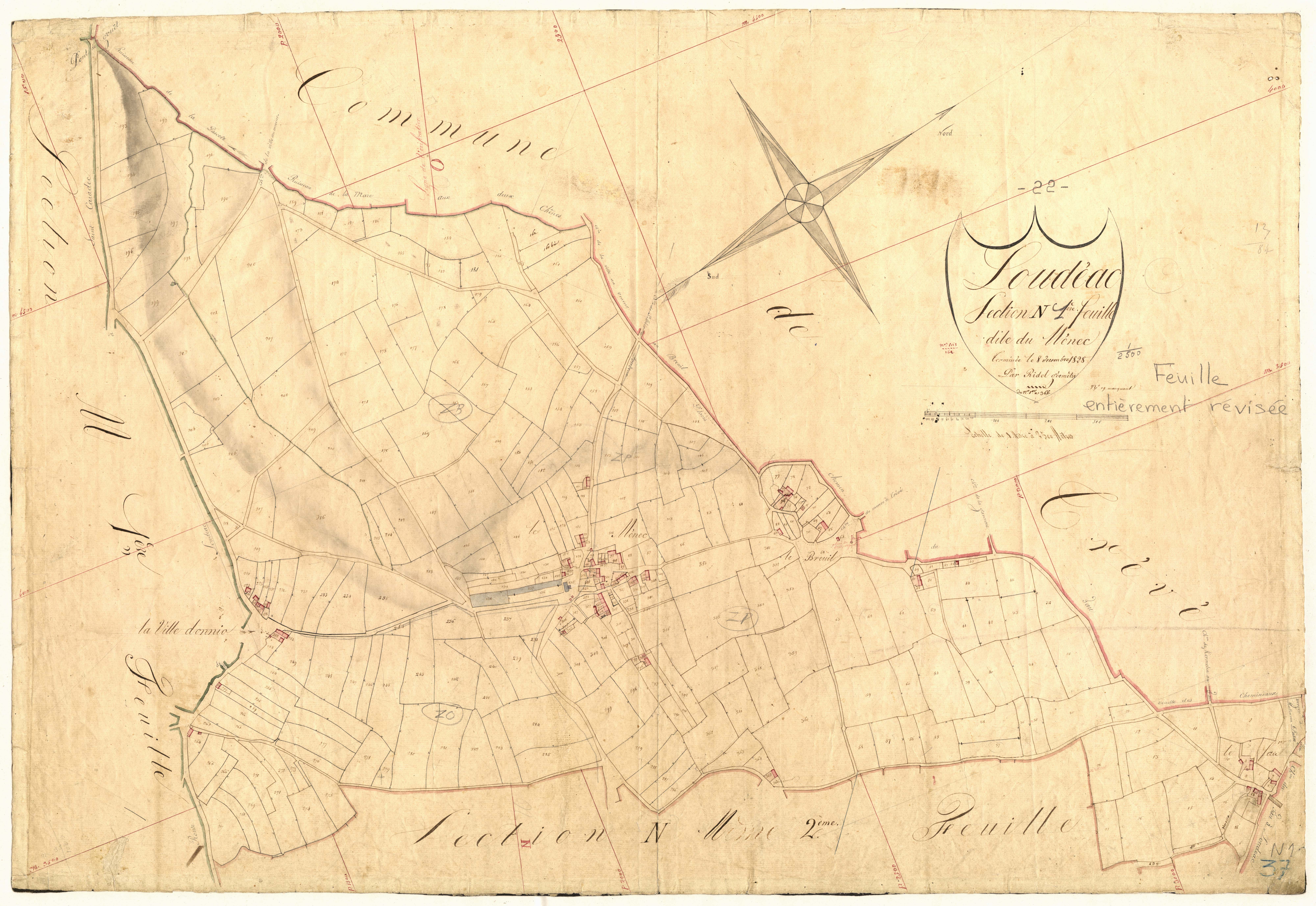 Loudéac - Section N, 1re feuille