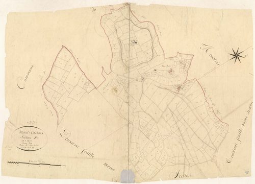 Maël-Carhaix - Section F, 3e feuille