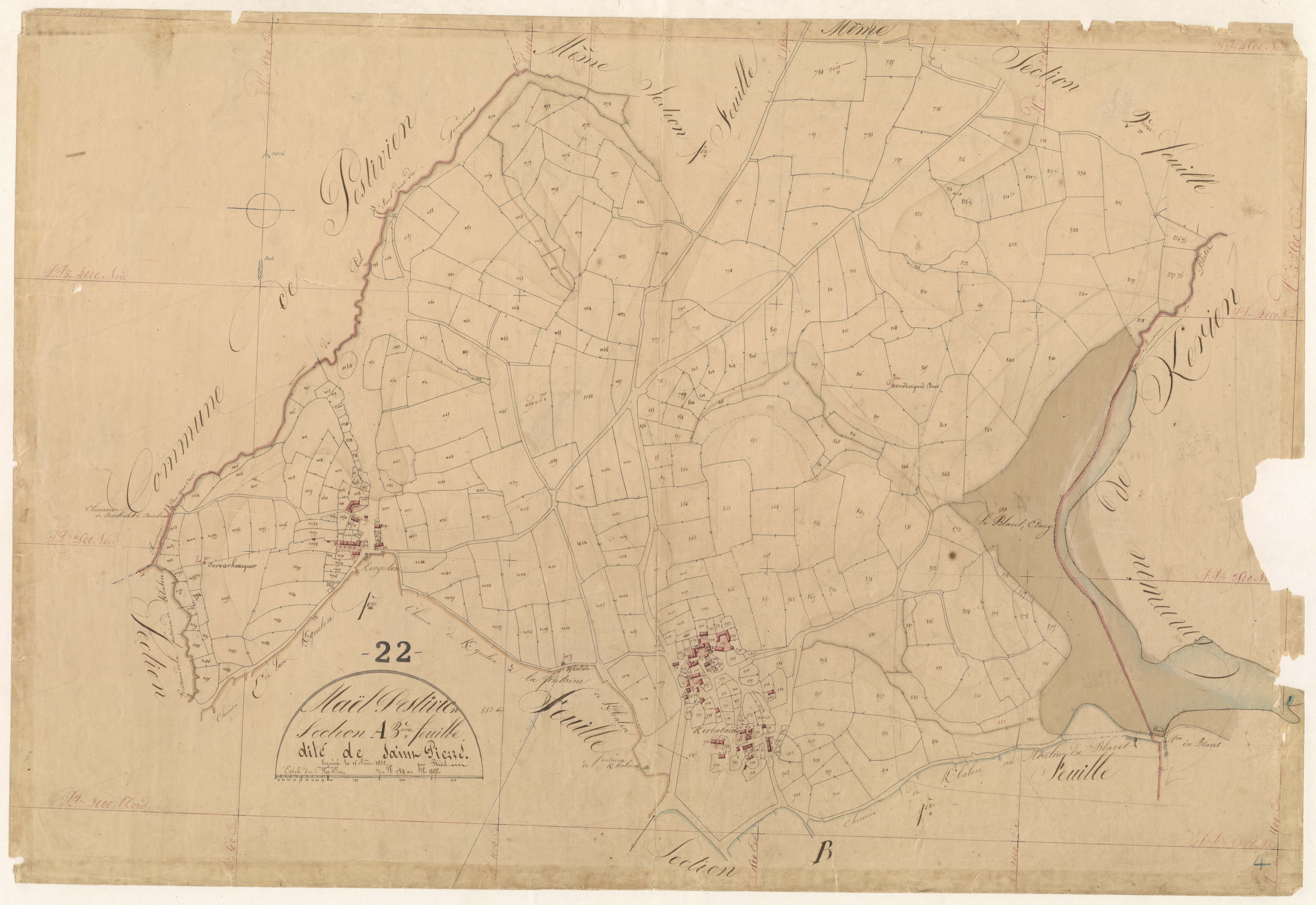 Maël-Pestivien - Section A, 3e feuille