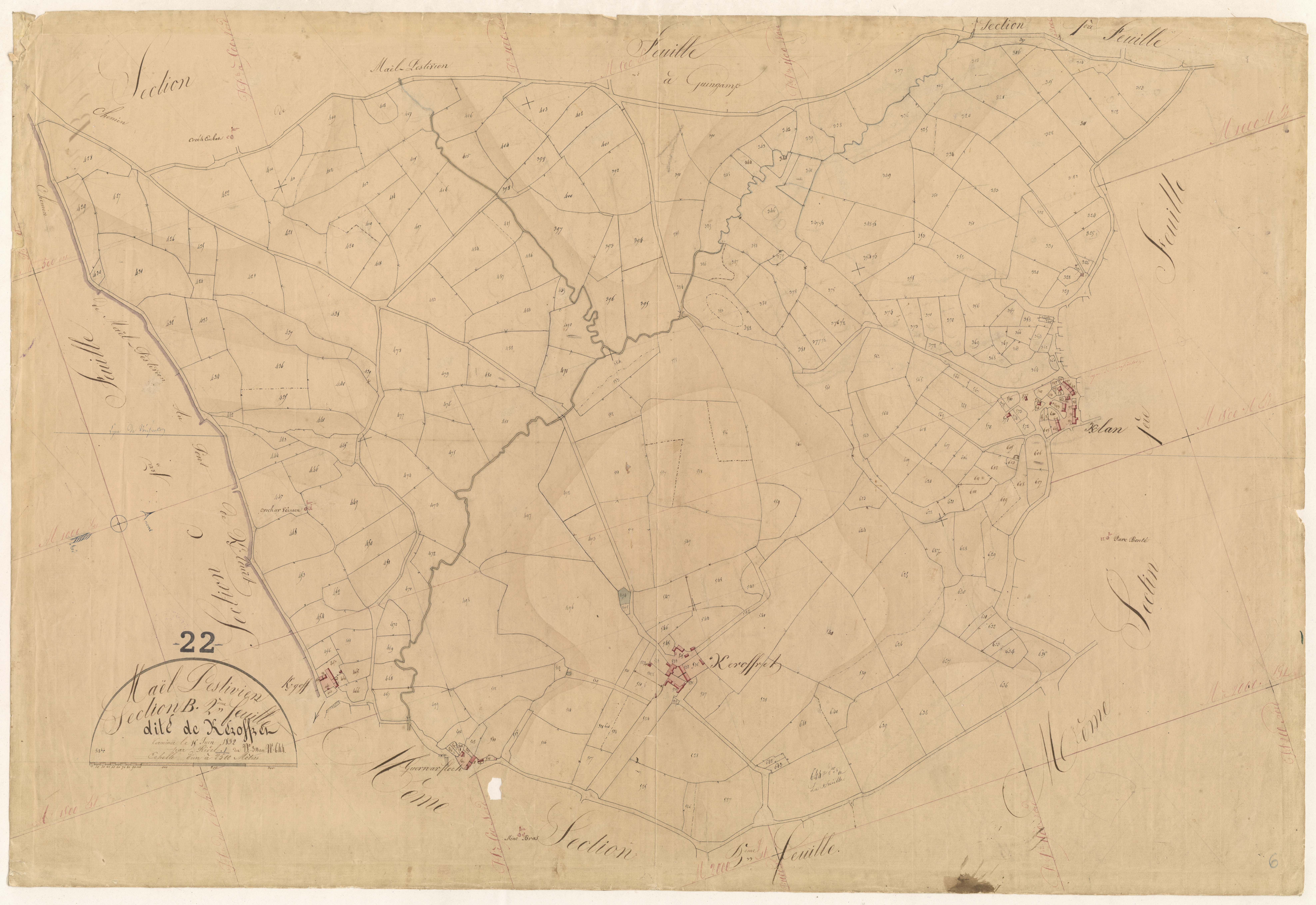 Maël-Pestivien - Section B, 2e feuille