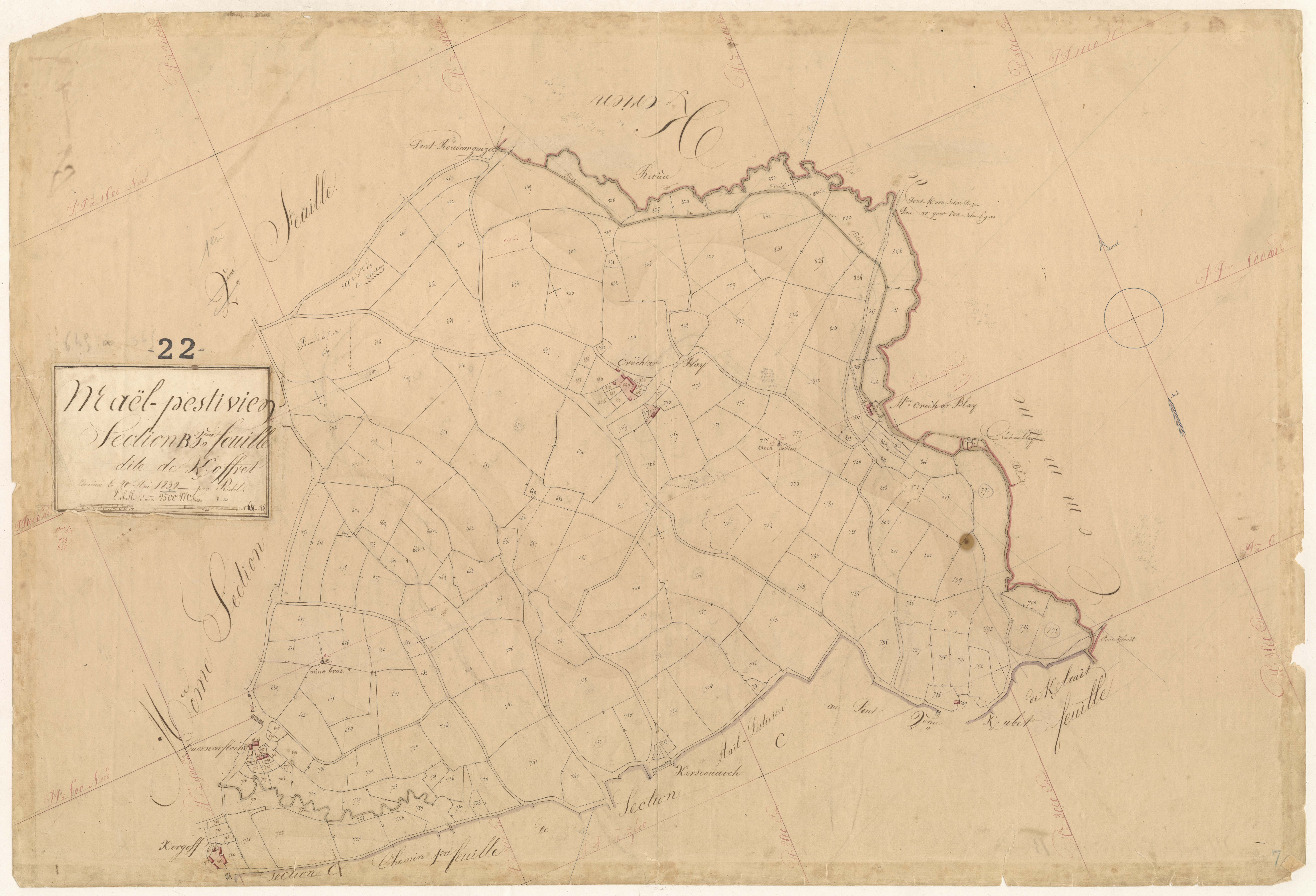 Maël-Pestivien - Section B, 3e feuille