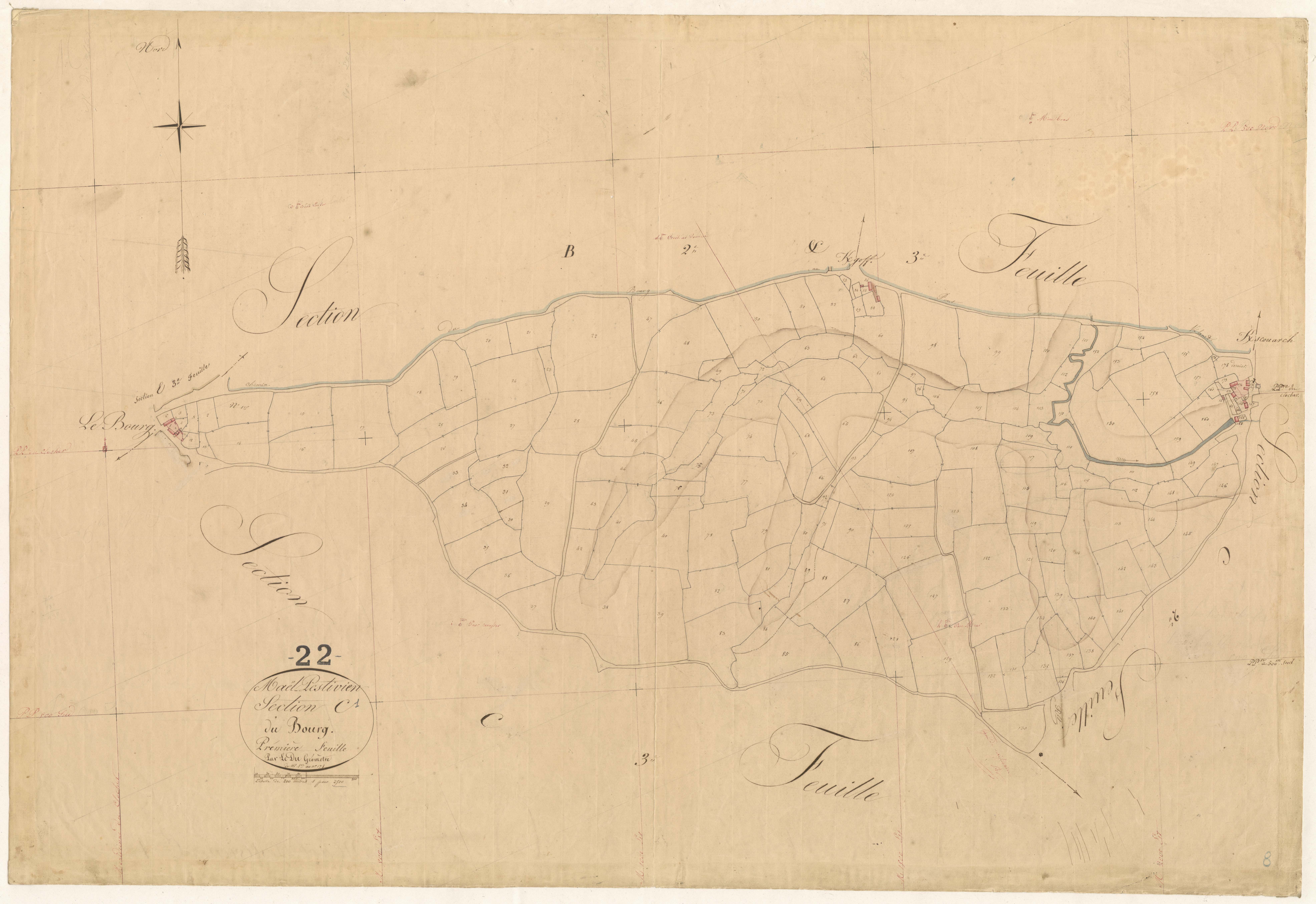 Maël-Pestivien - Section C, 1re feuille
