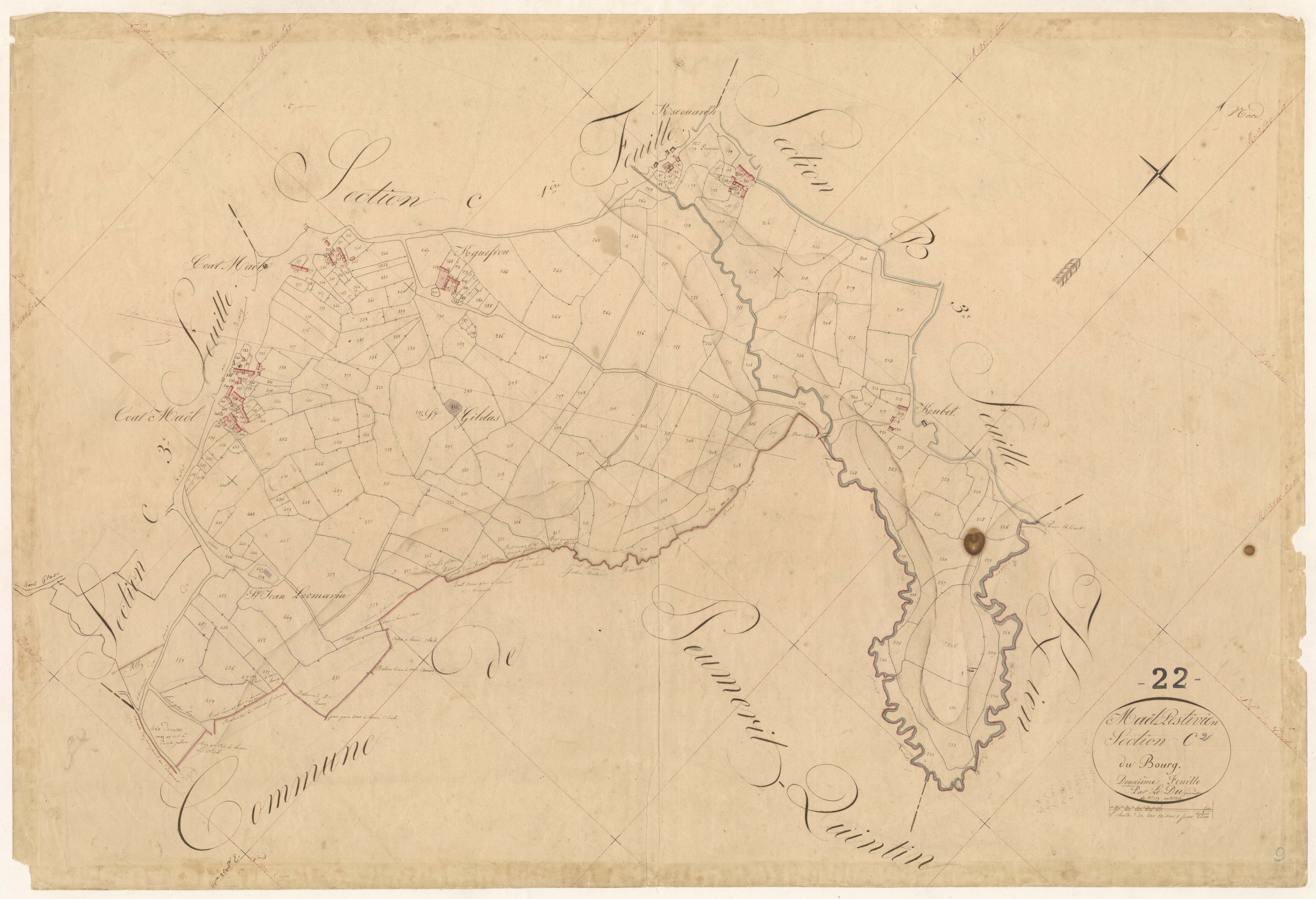 Maël-Pestivien - Section C, 2e feuille