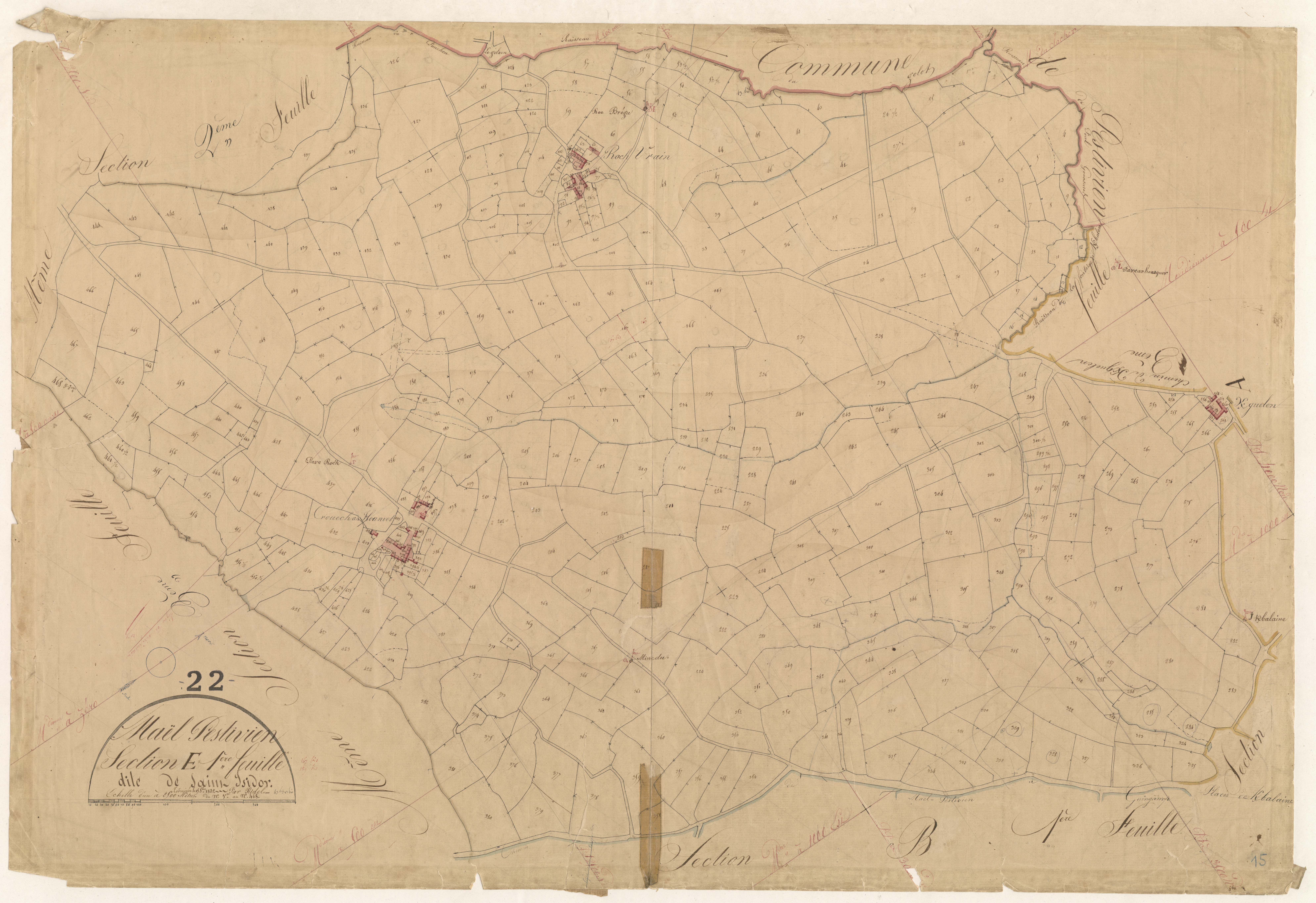 Maël-Pestivien - Section D, 3e feuille