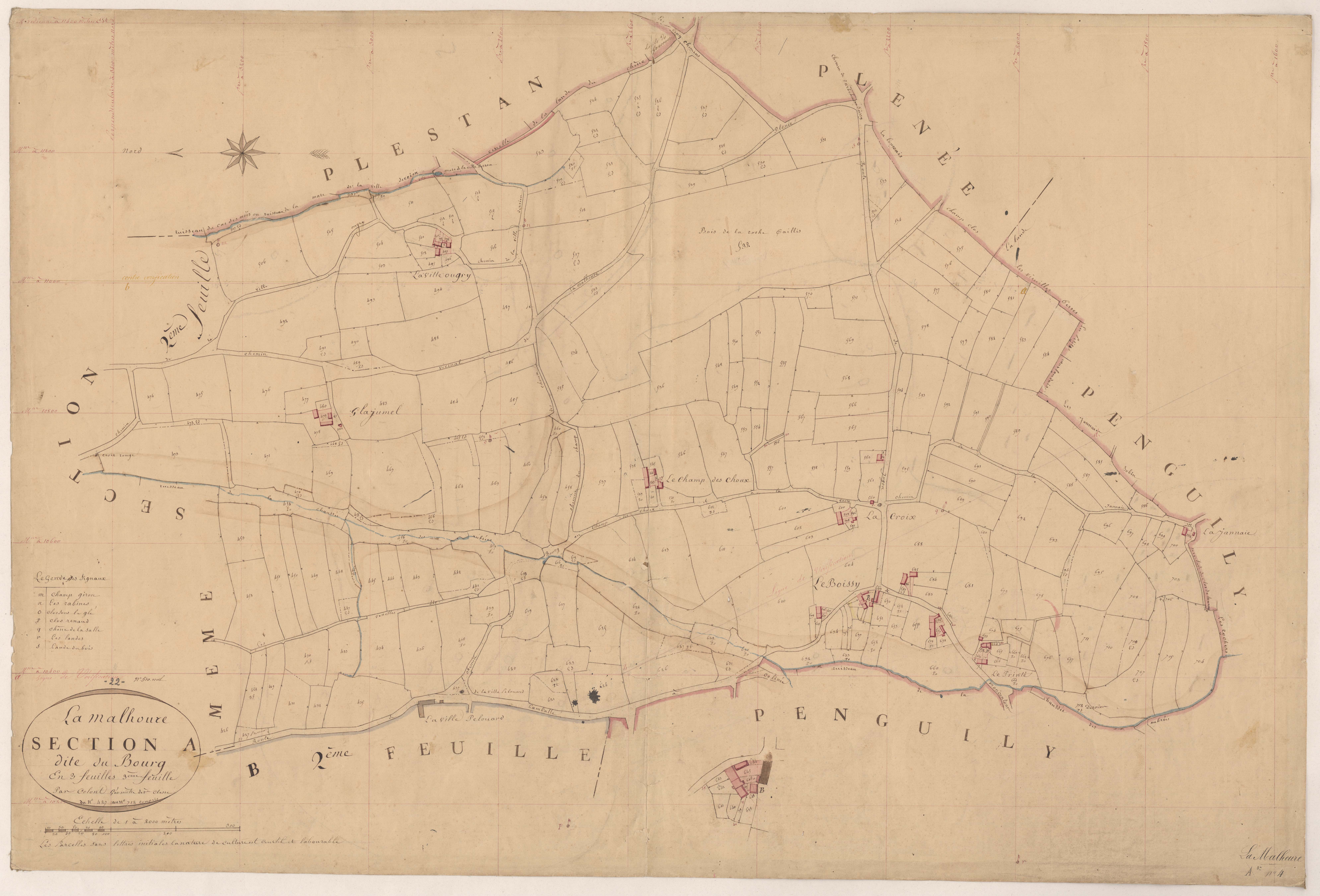 La Malhoure - Section A, 3e feuille