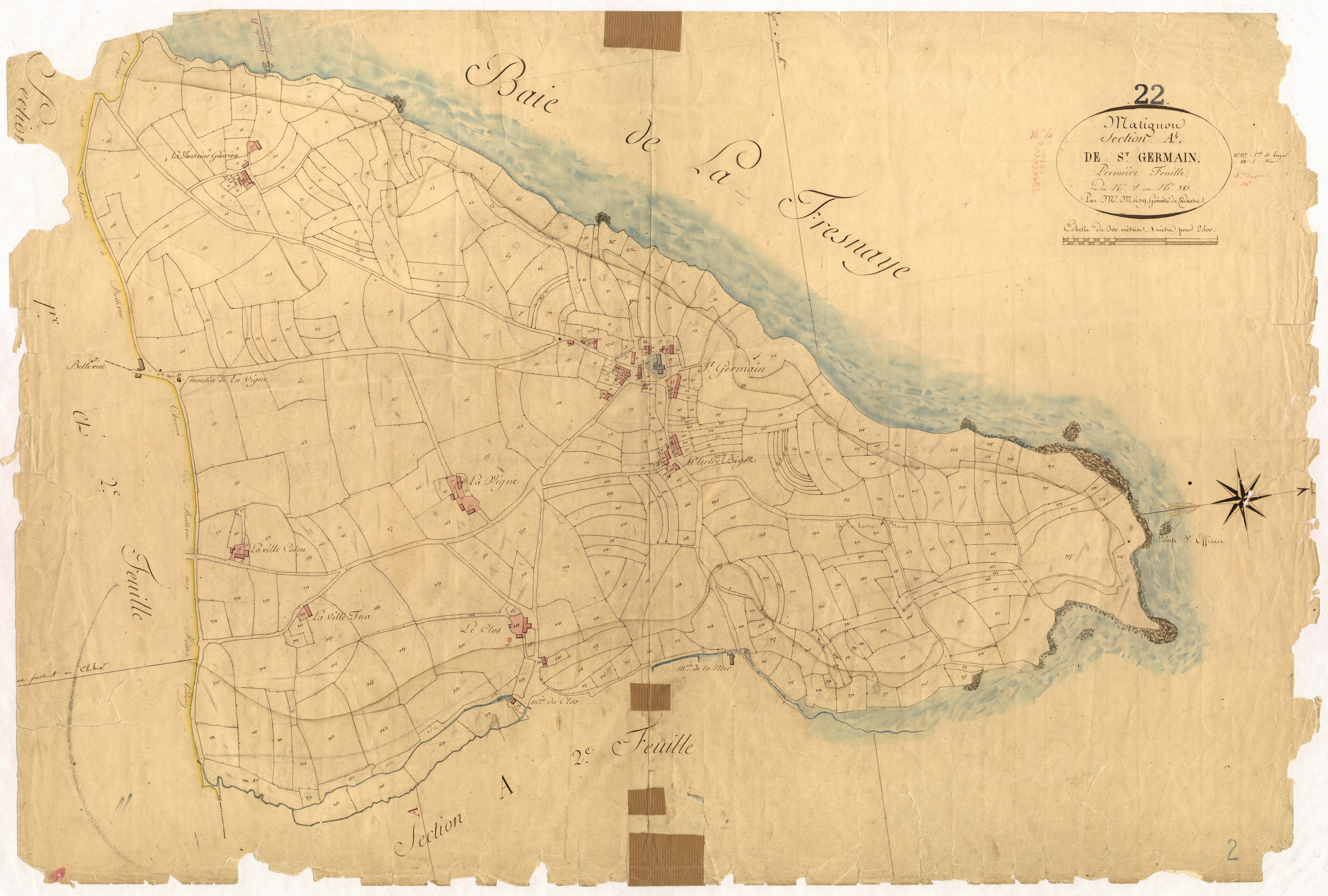 Matignon - Section A, 1re feuille