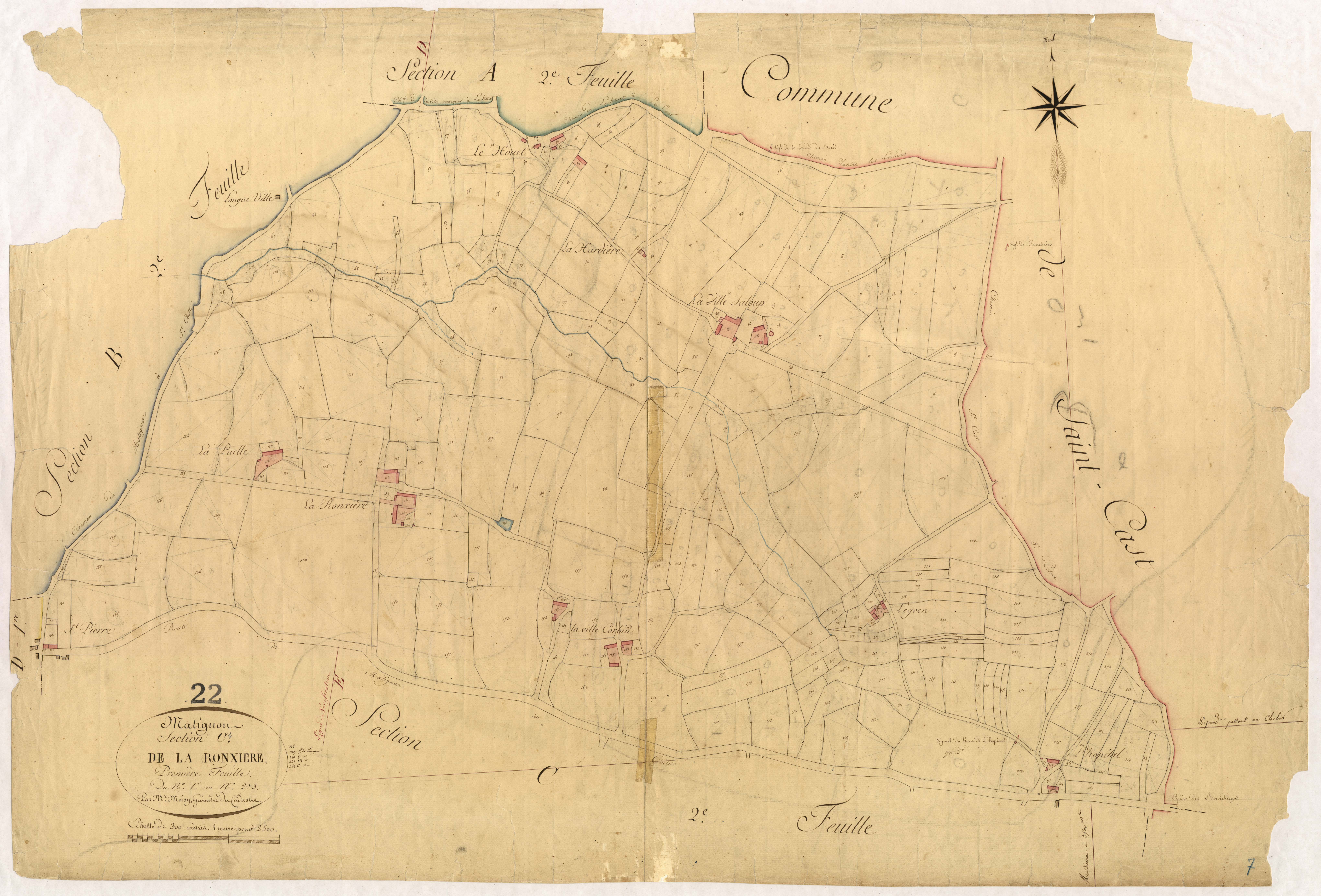 Matignon - Section C, 1re feuille