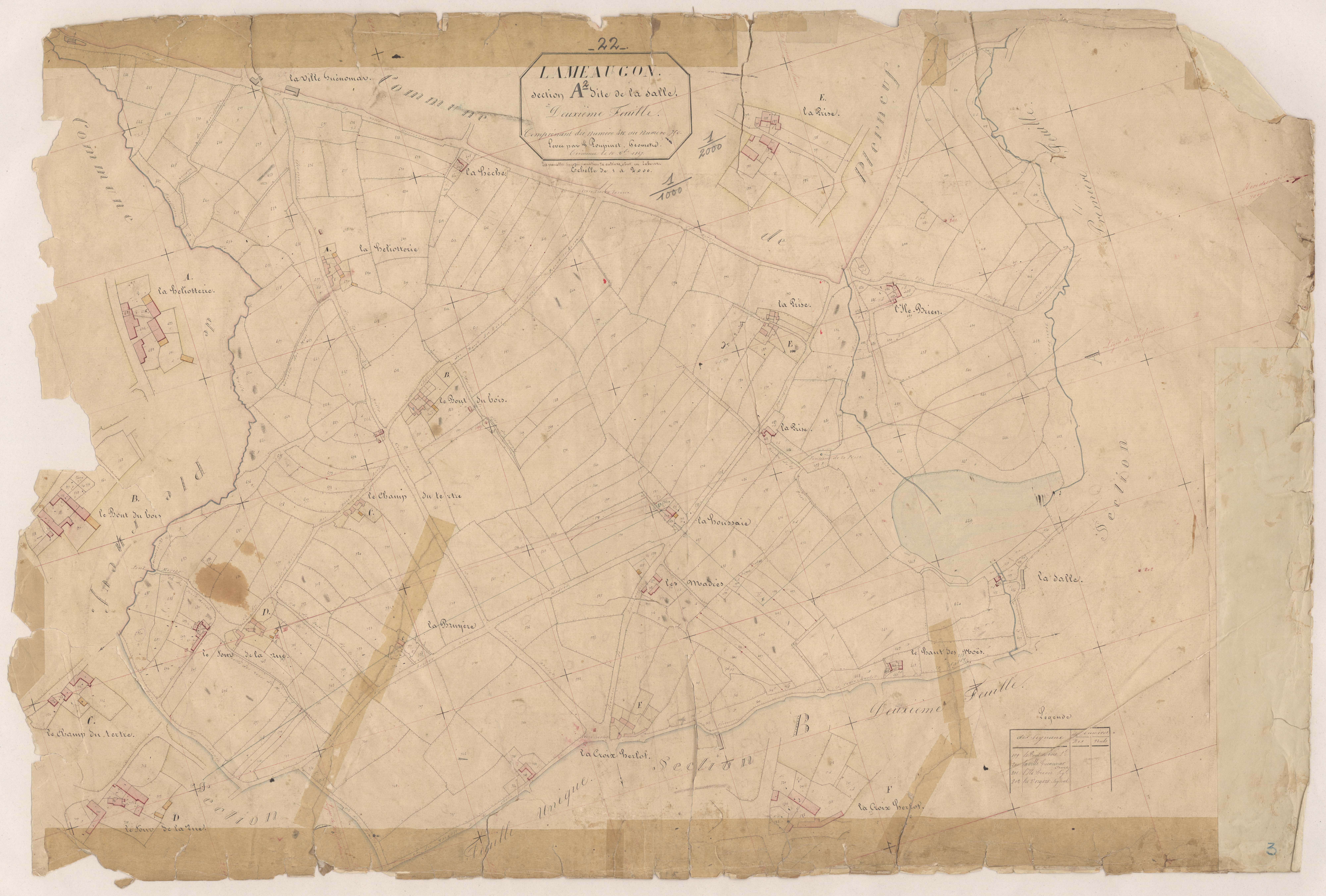 La Méaugon - Section A, 2e feuille
