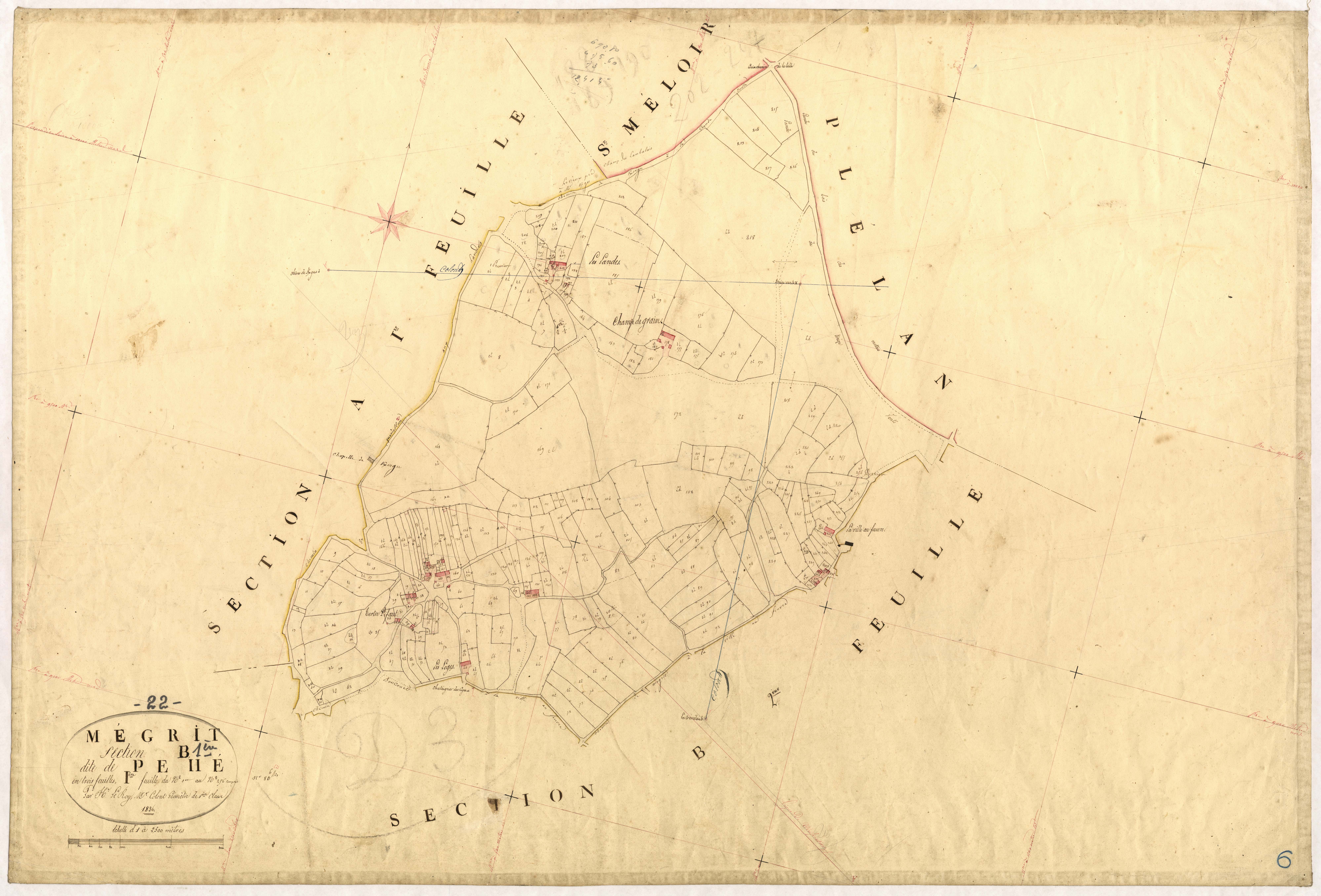 Mégrit - Section B, 1re feuille