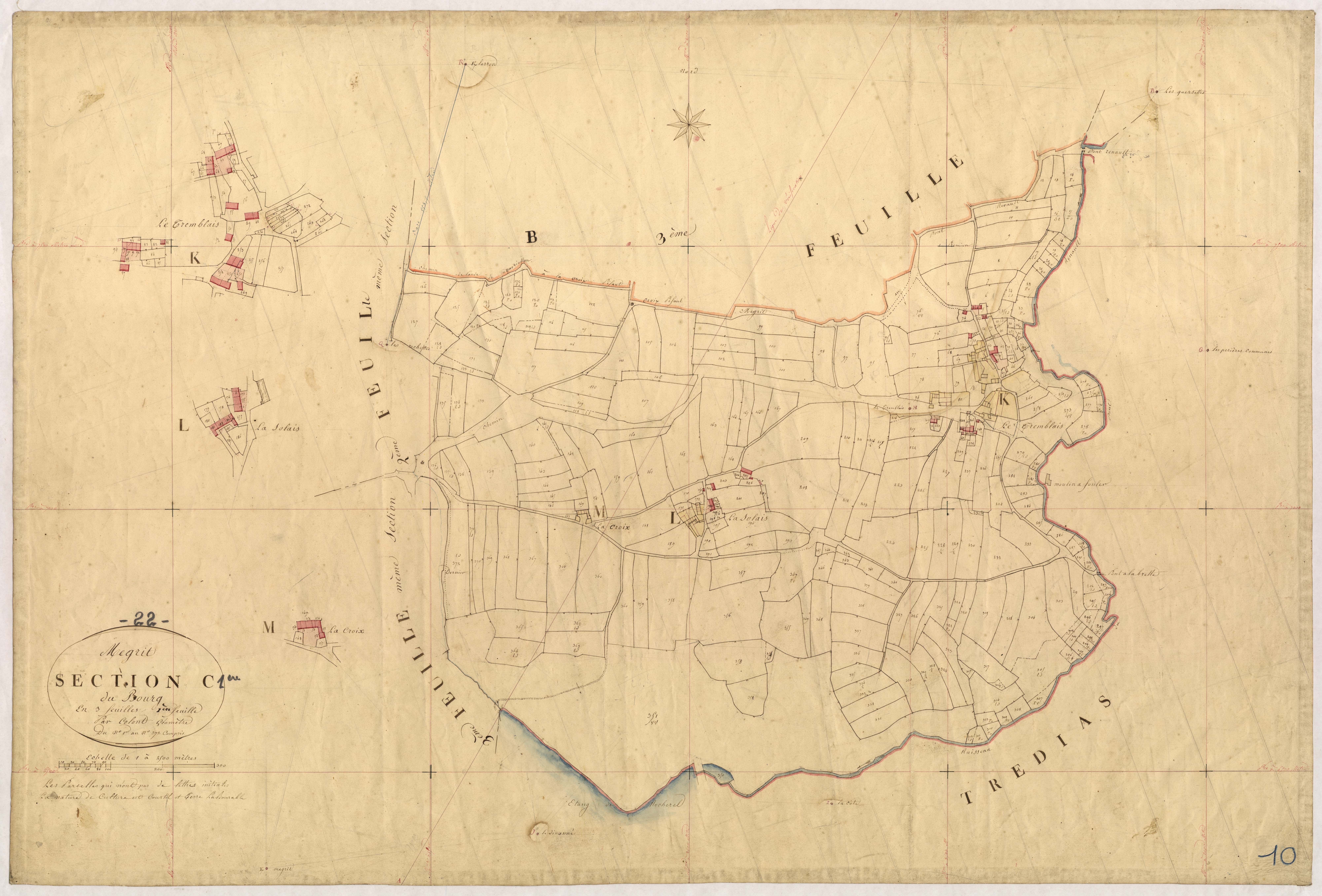 Mégrit - Section C, 1re feuille