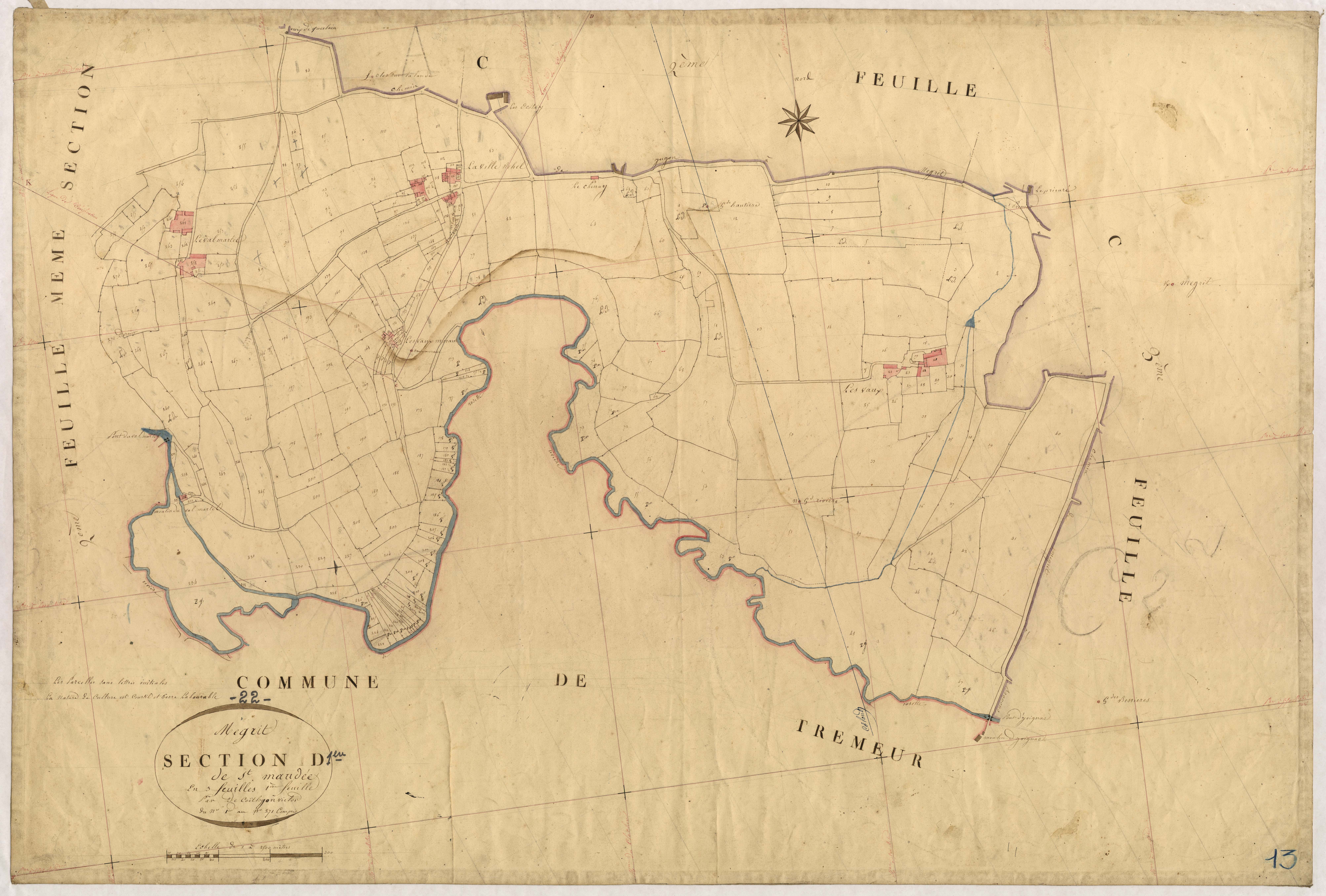 Mégrit - Section D, 1re feuille