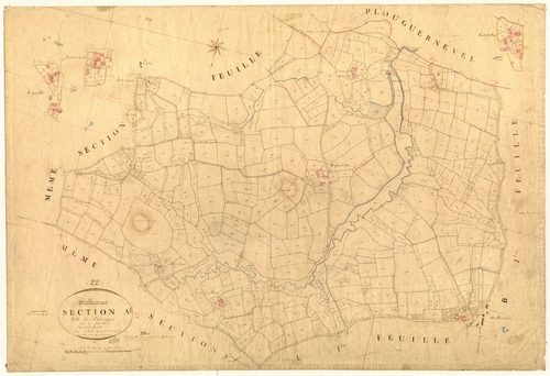 Mellionnec - Section A, 1re feuille