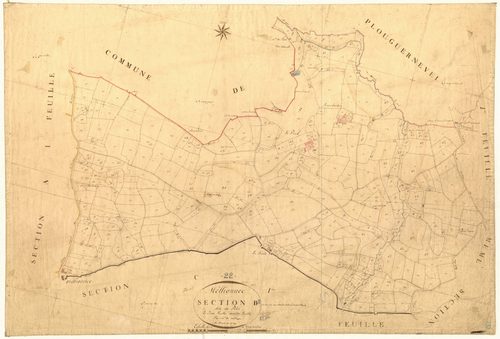 Mellionnec - Section B, 2e feuille