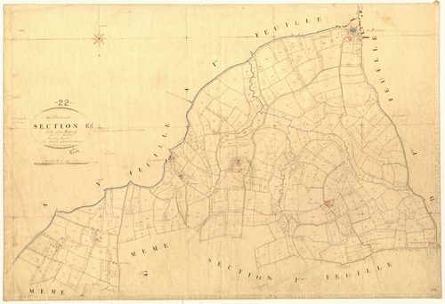 Mellionnec - Section E, 1re feuille