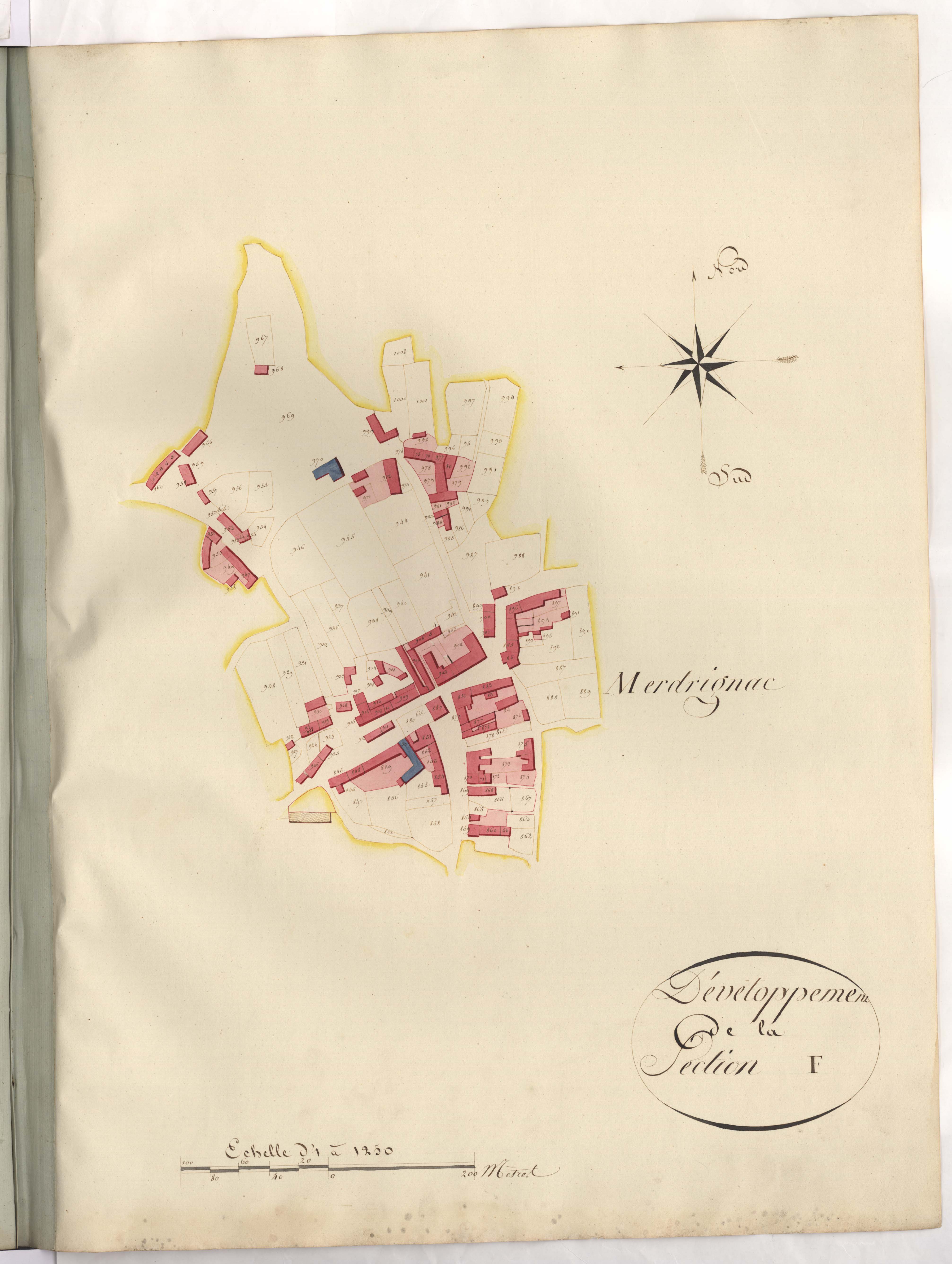 Merdrignac - Section F : développement