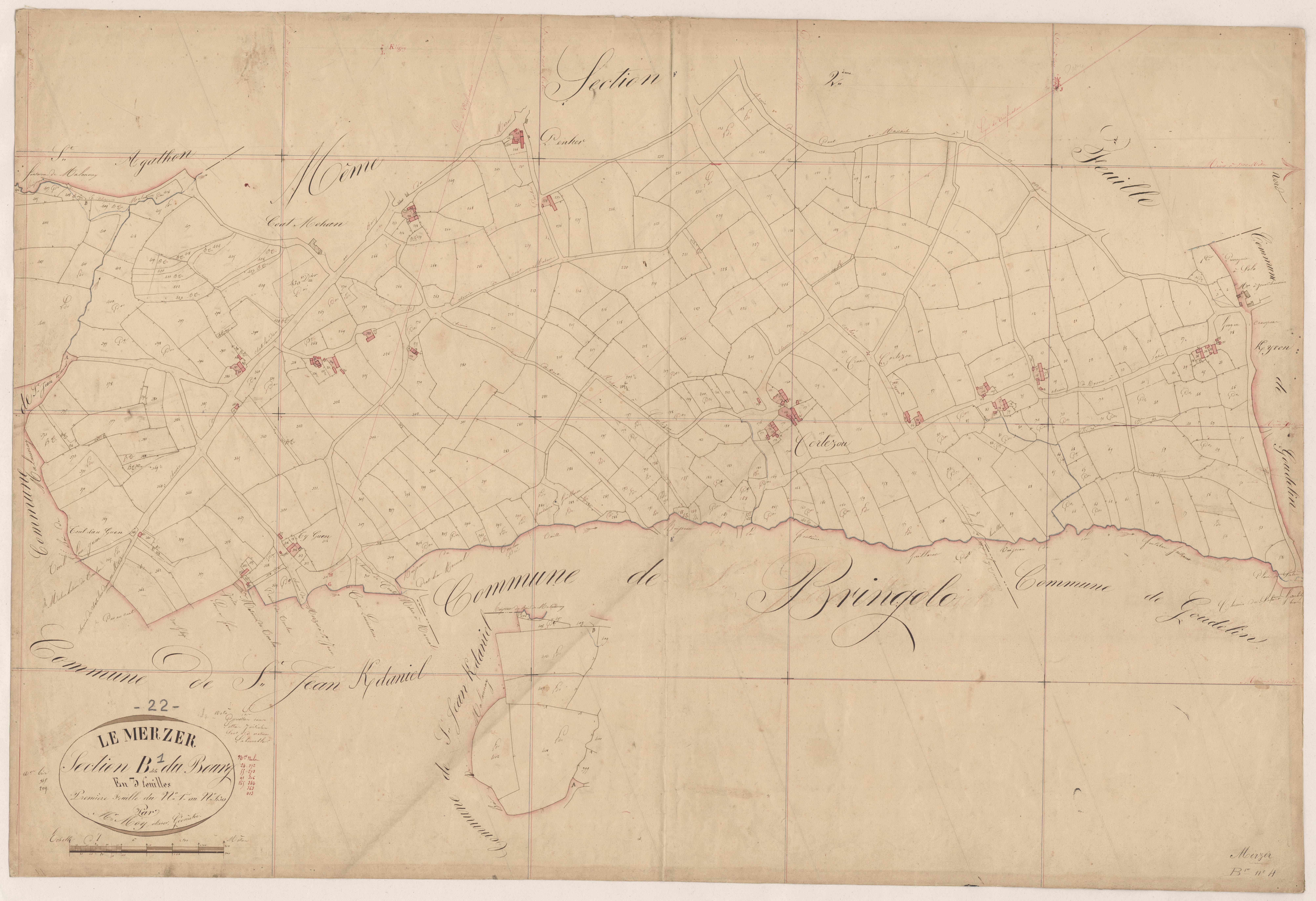 Le Merzer - Section B, 1re feuille