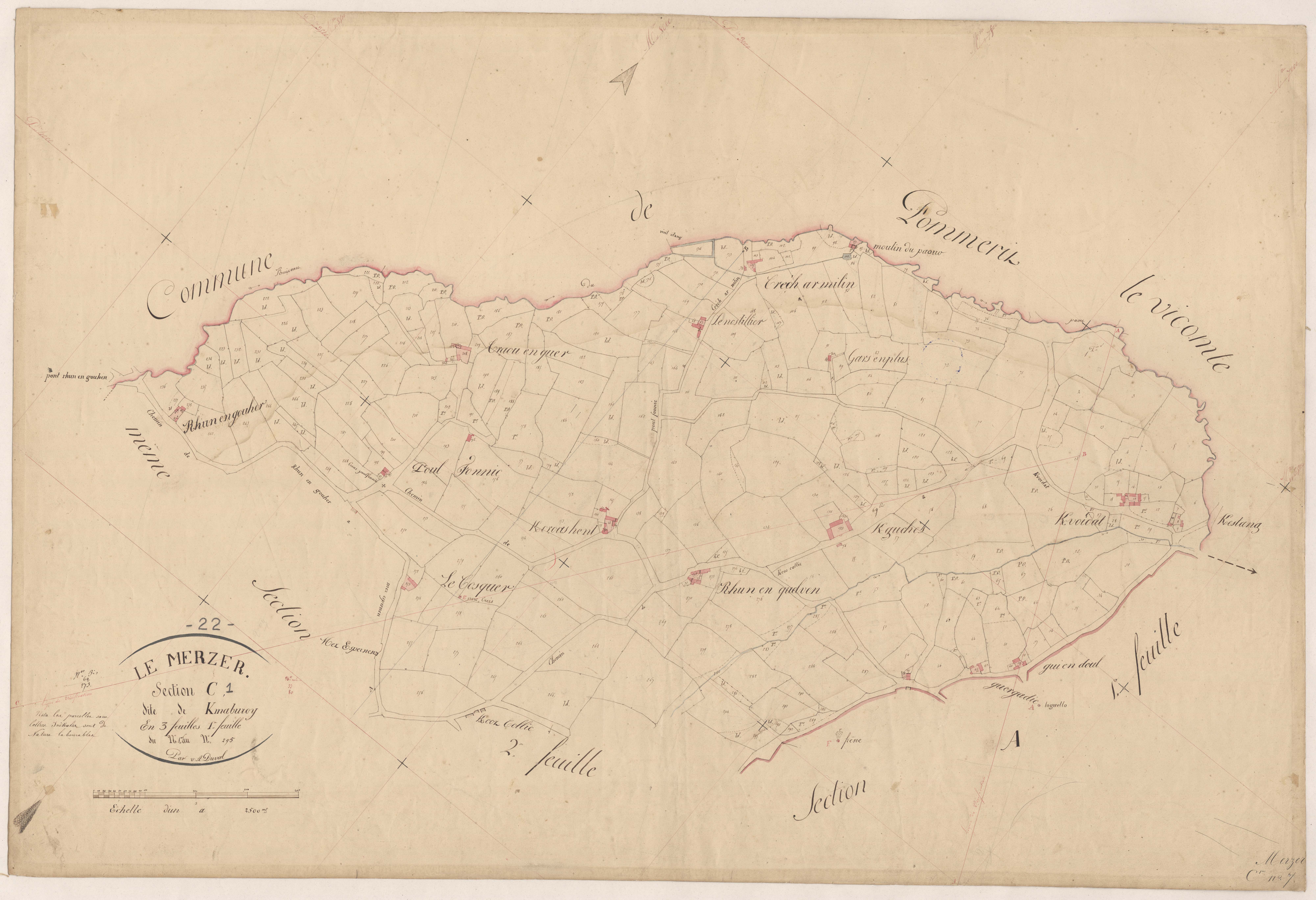 Le Merzer - Section C, 1re feuille
