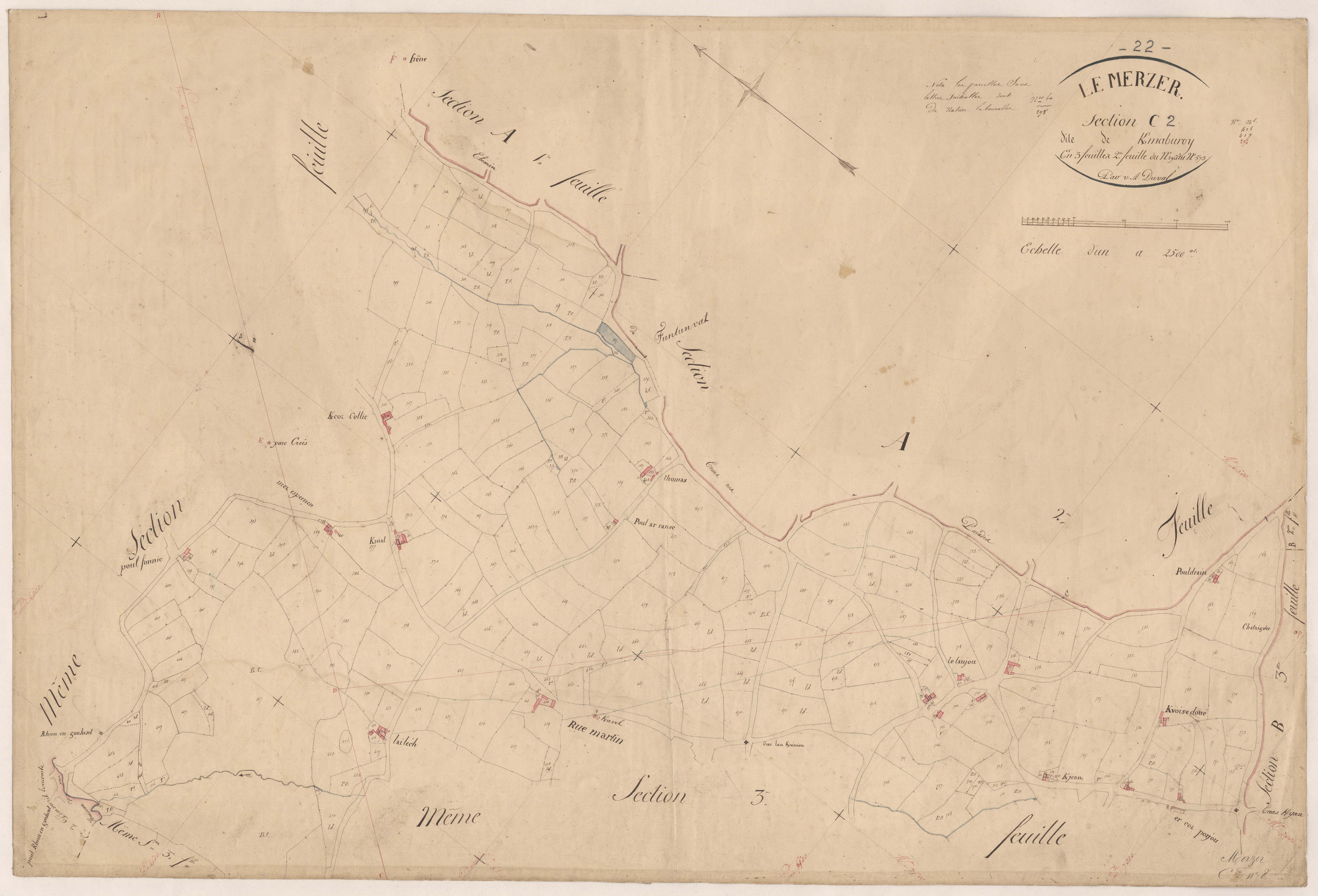 Le Merzer - Section C, 2e feuille