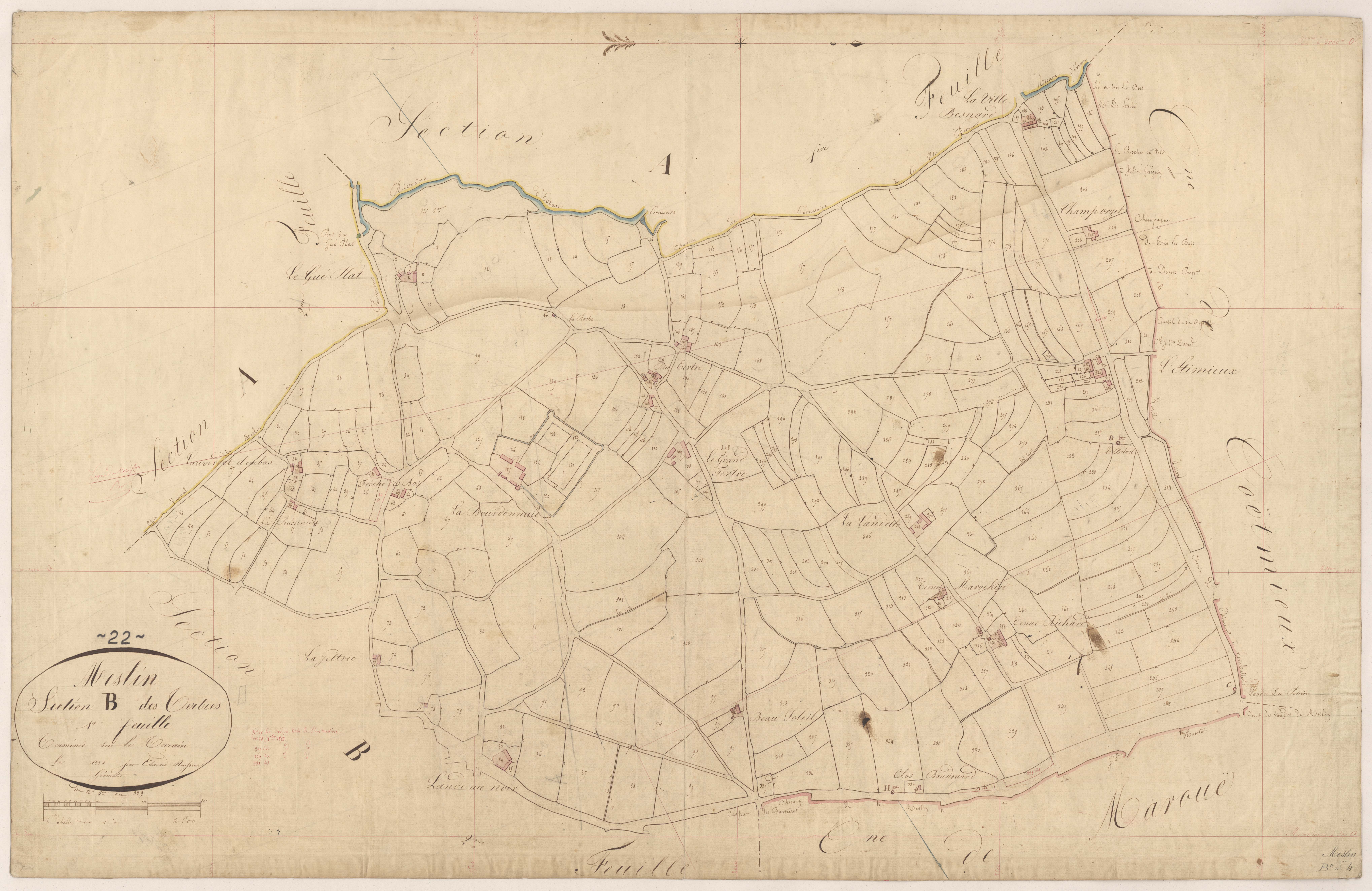 Meslin - Section B, 1re feuille