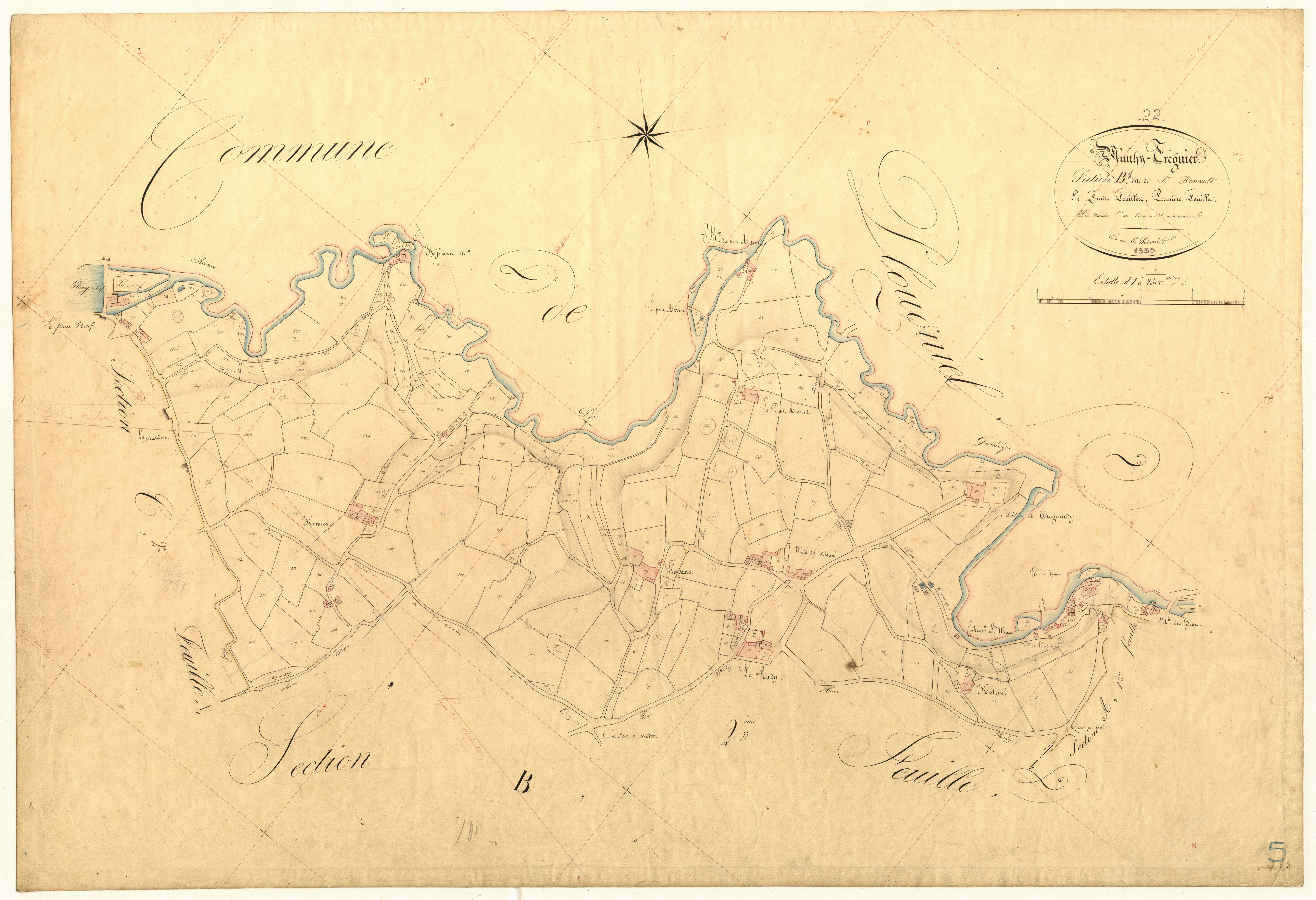 Minihy-Tréguier - Section B, 1re feuille