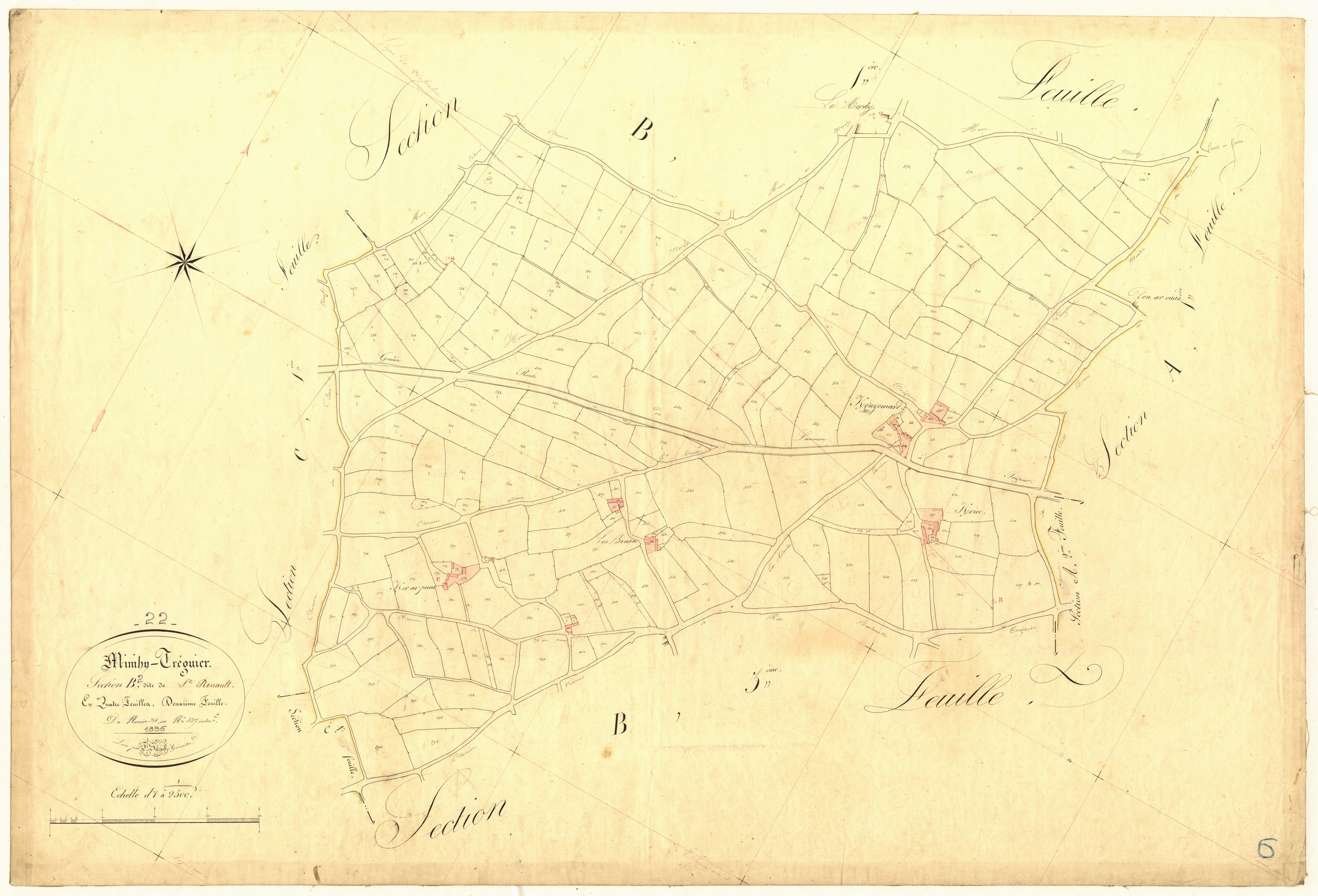 Minihy-Tréguier - Section B, 2e feuille