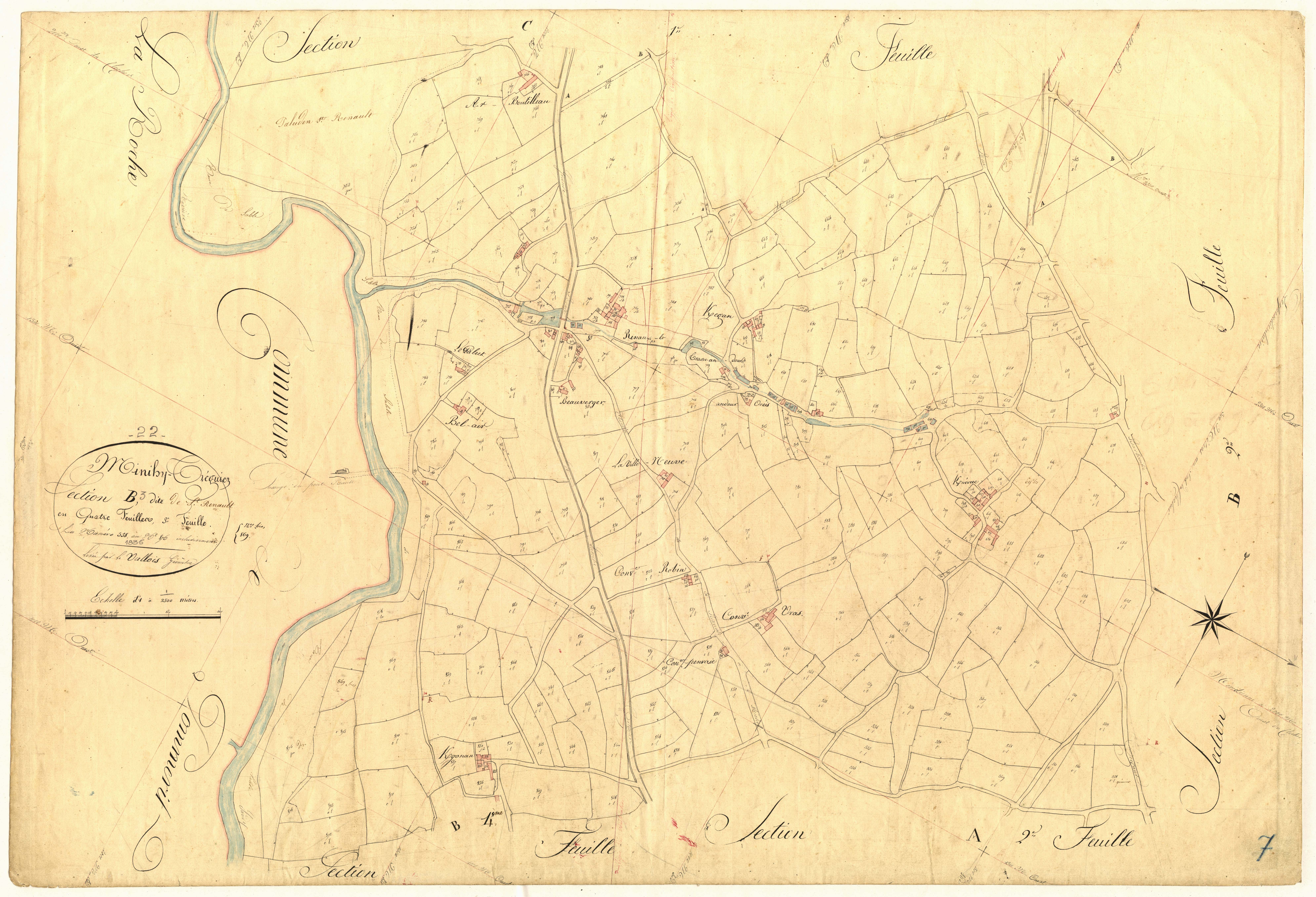 Minihy-Tréguier - Section B, 3e feuille