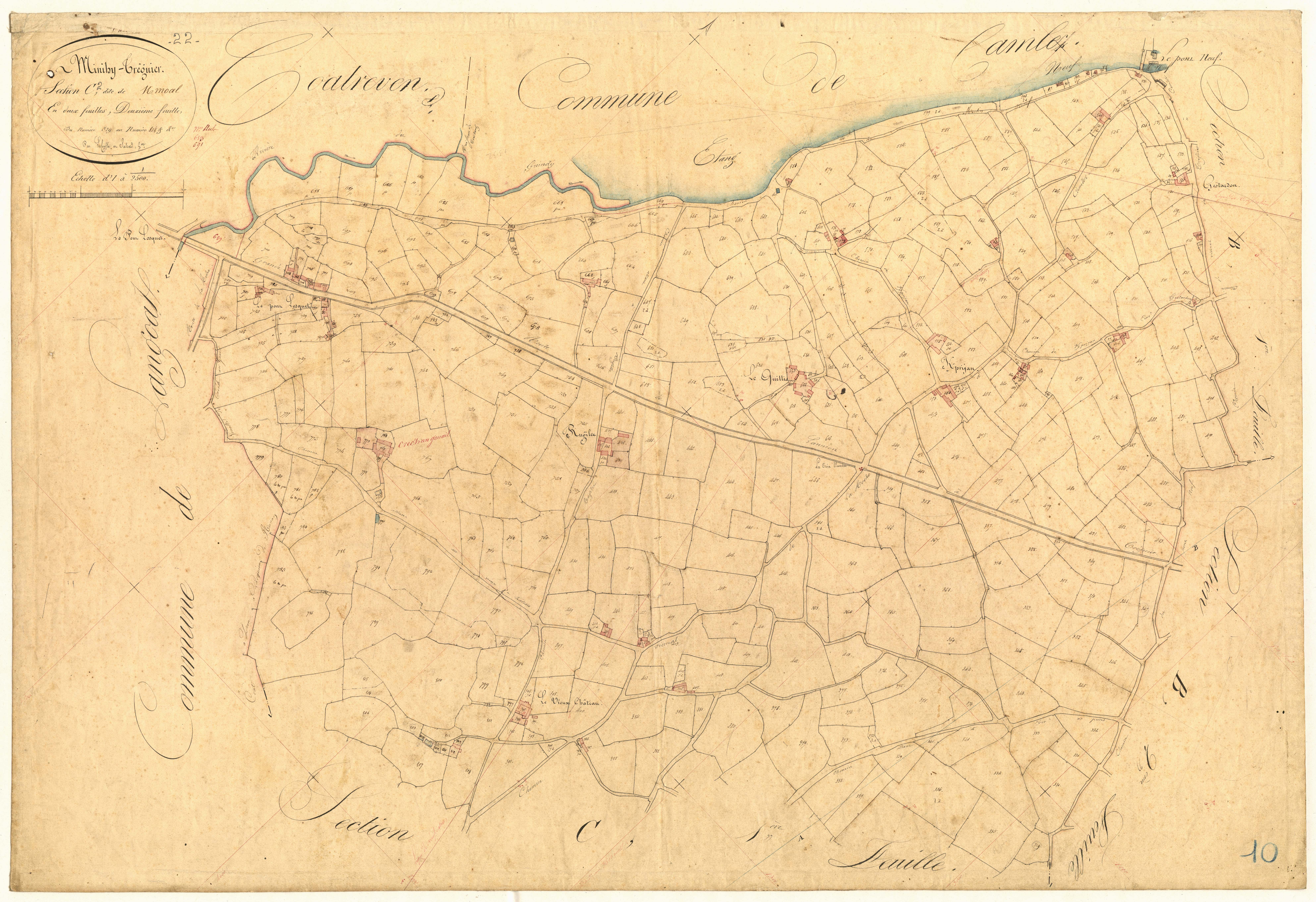 Minihy-Tréguier - Section C, 2e feuille