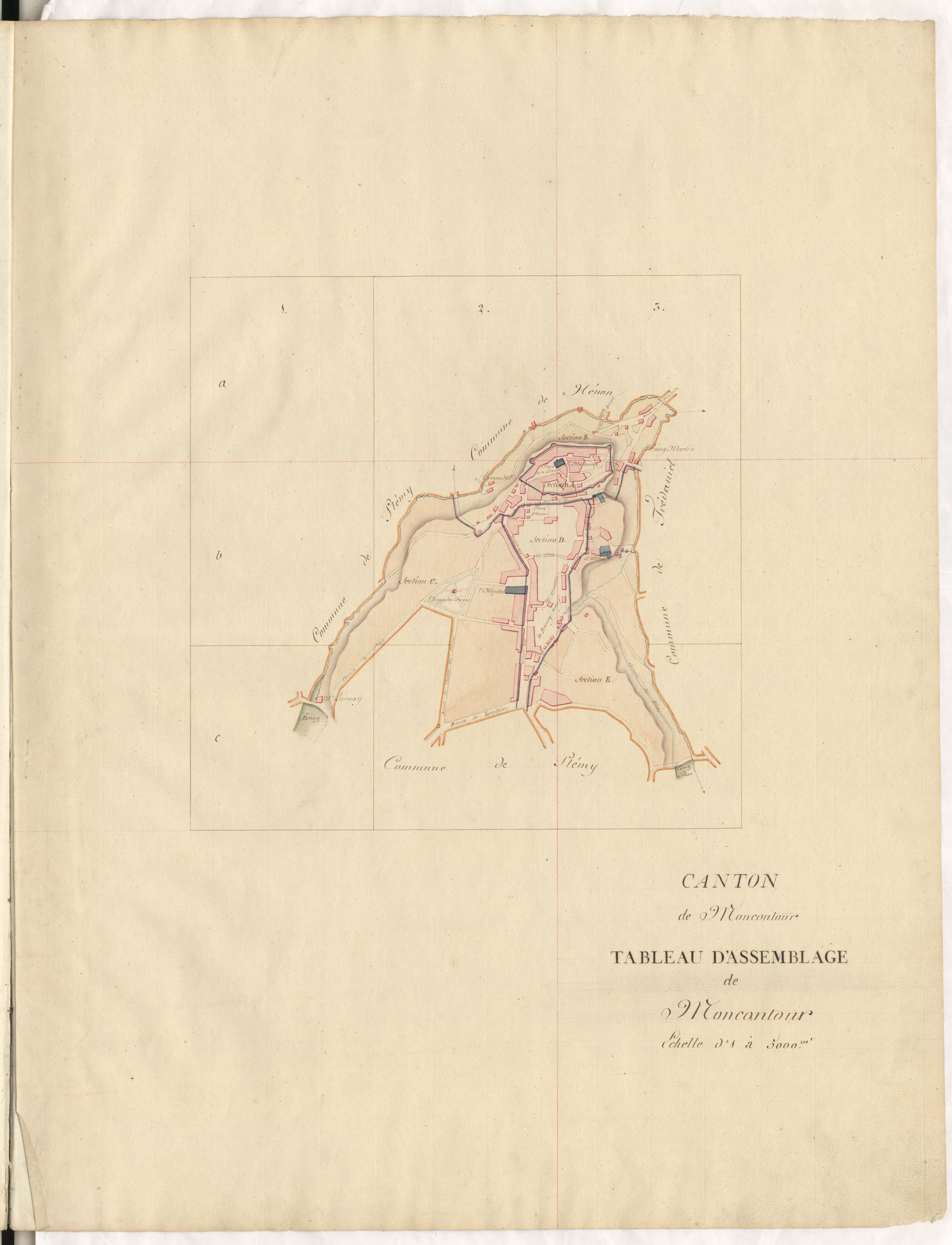 Moncontour - Tableau d'assemblage