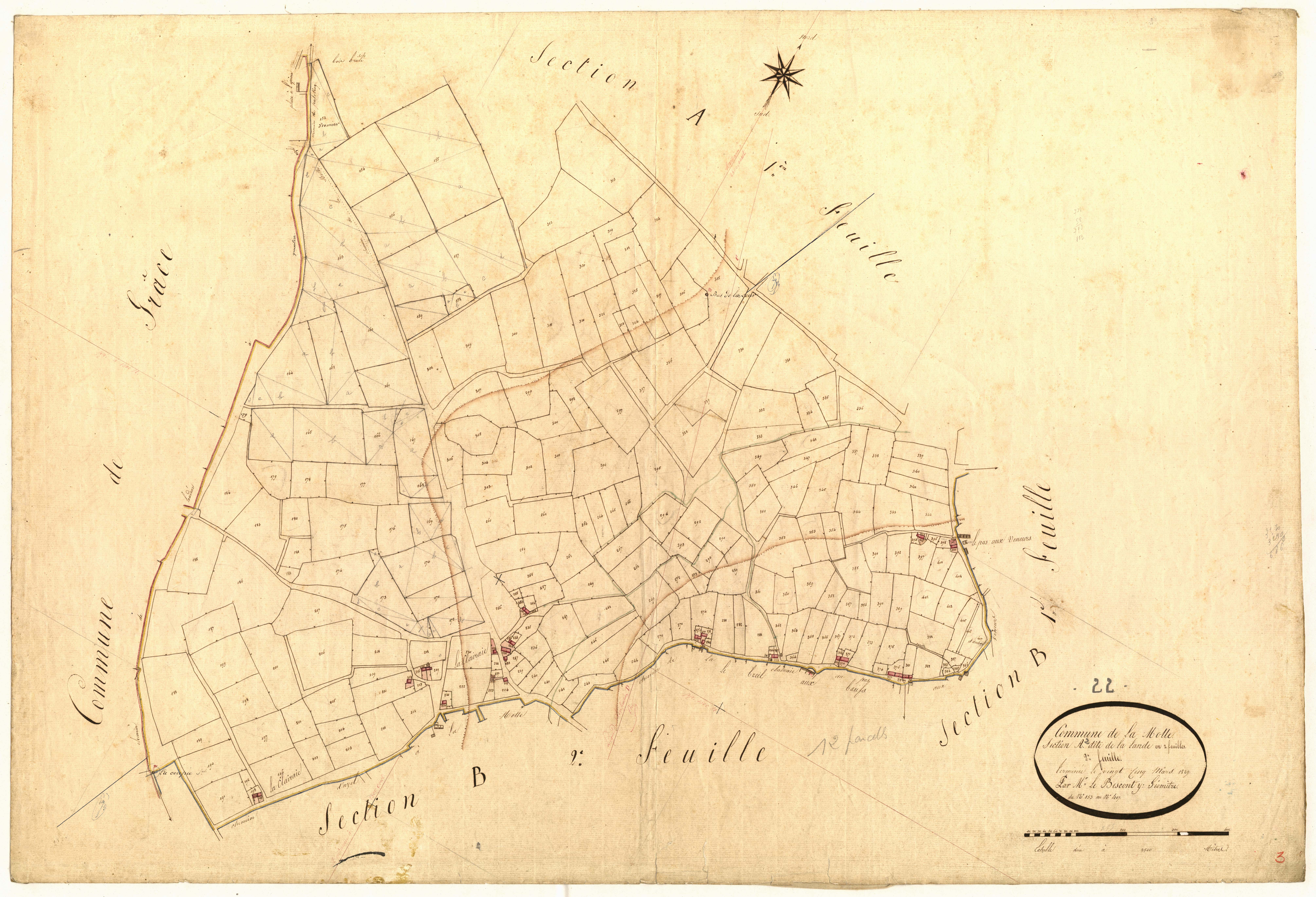 La Motte - Section A, 2e feuille