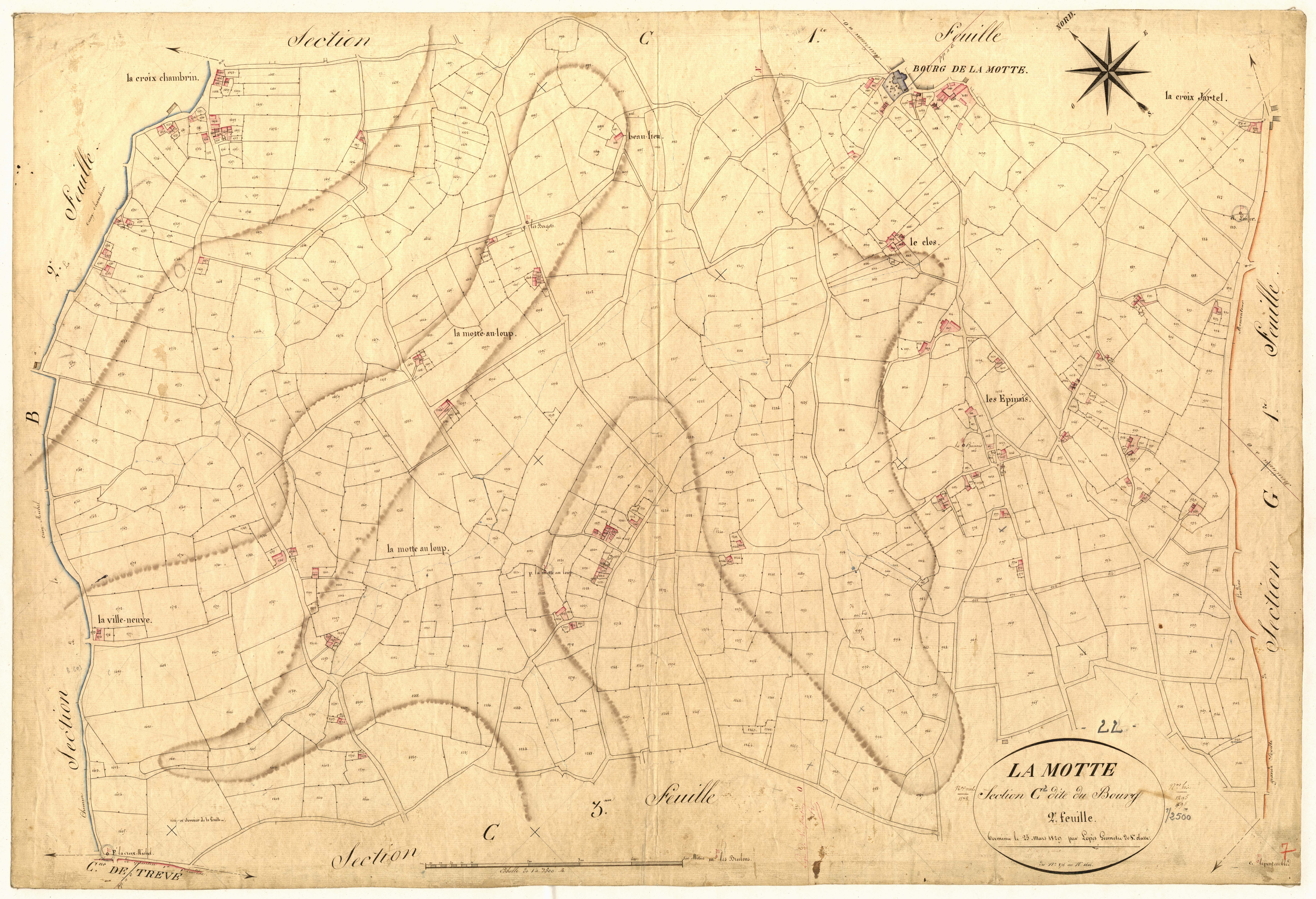 La Motte - Section C, 2e feuille