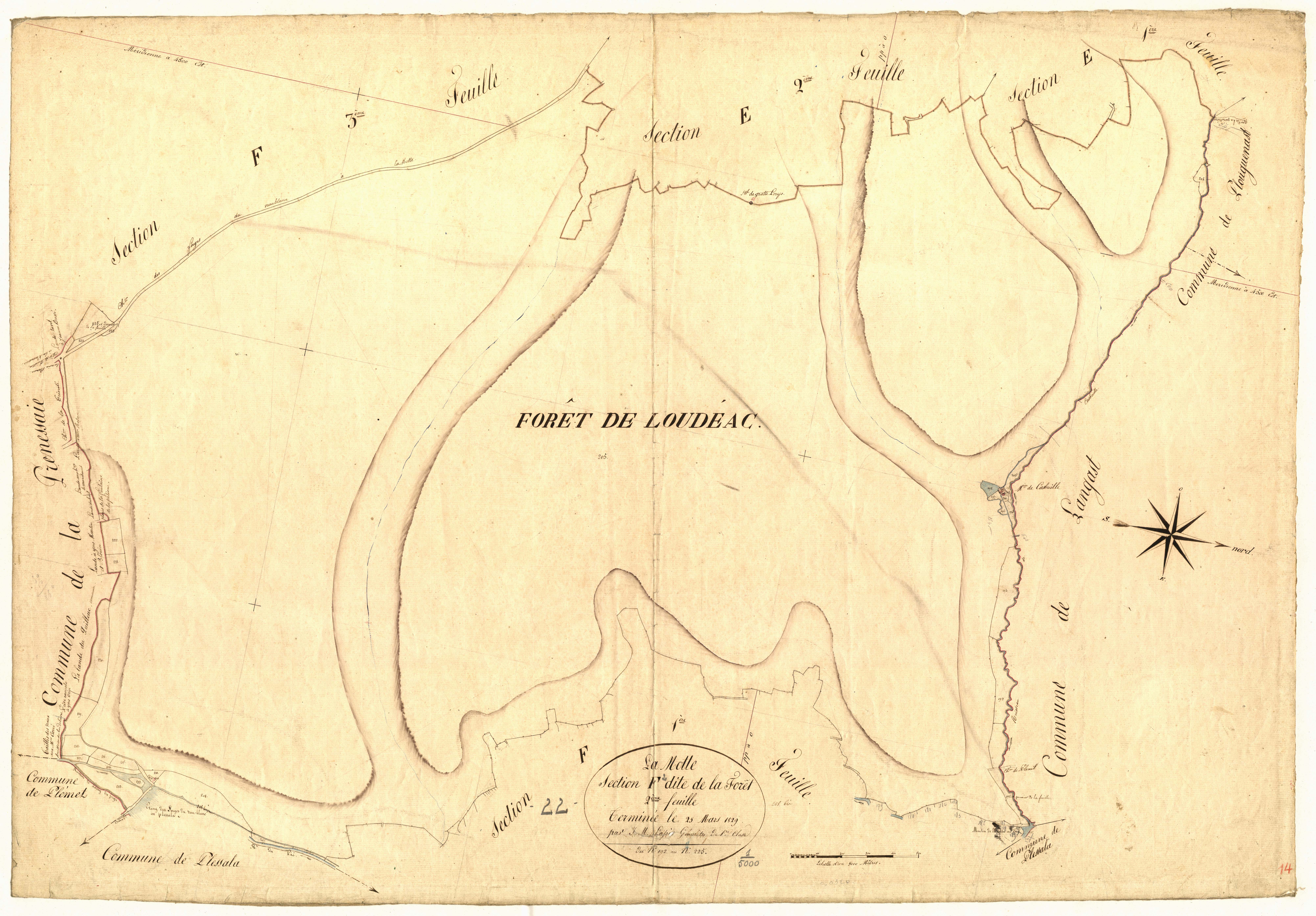 La Motte - Section F, 2e feuille