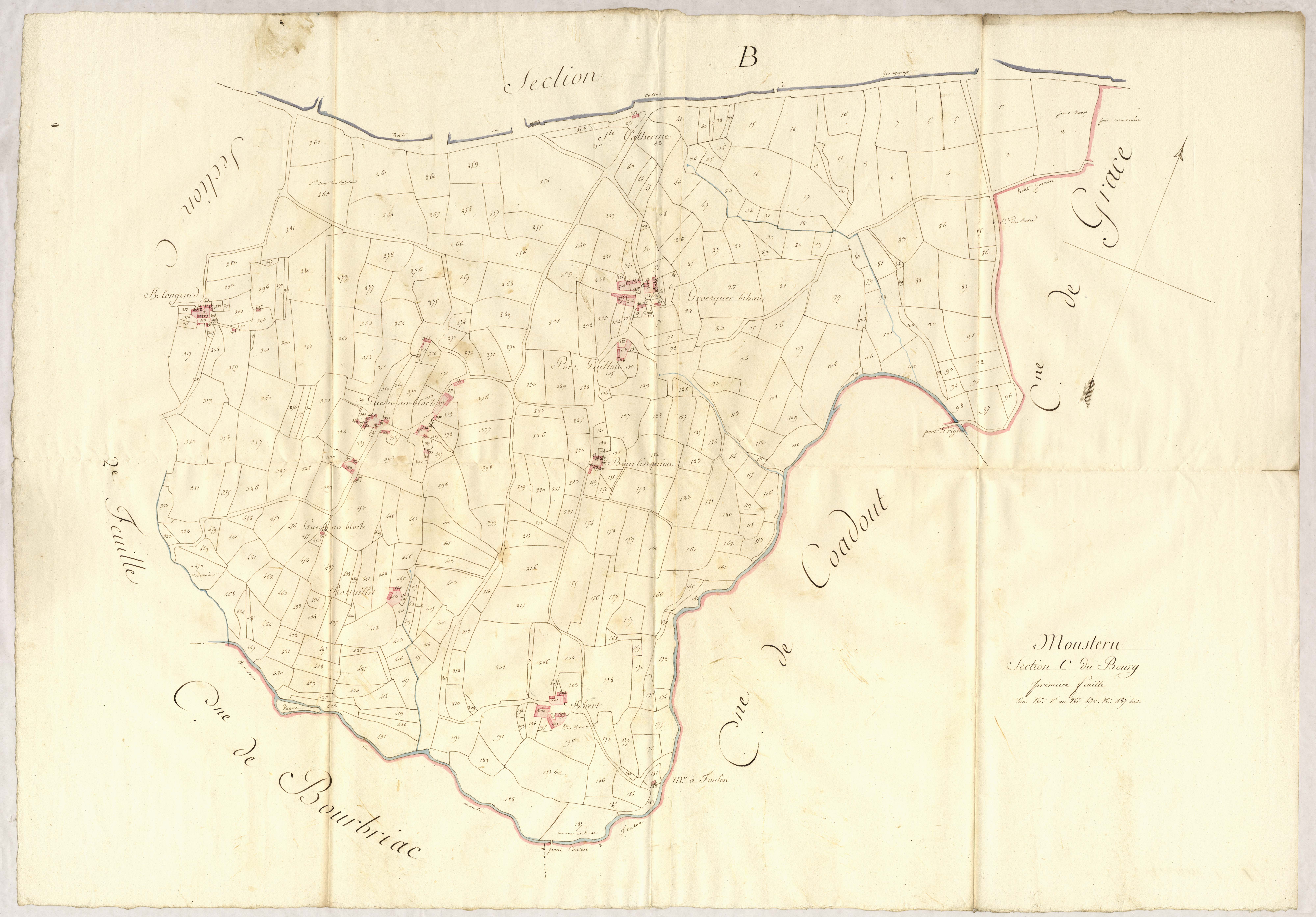 Moustéru - Section C, 1re feuille