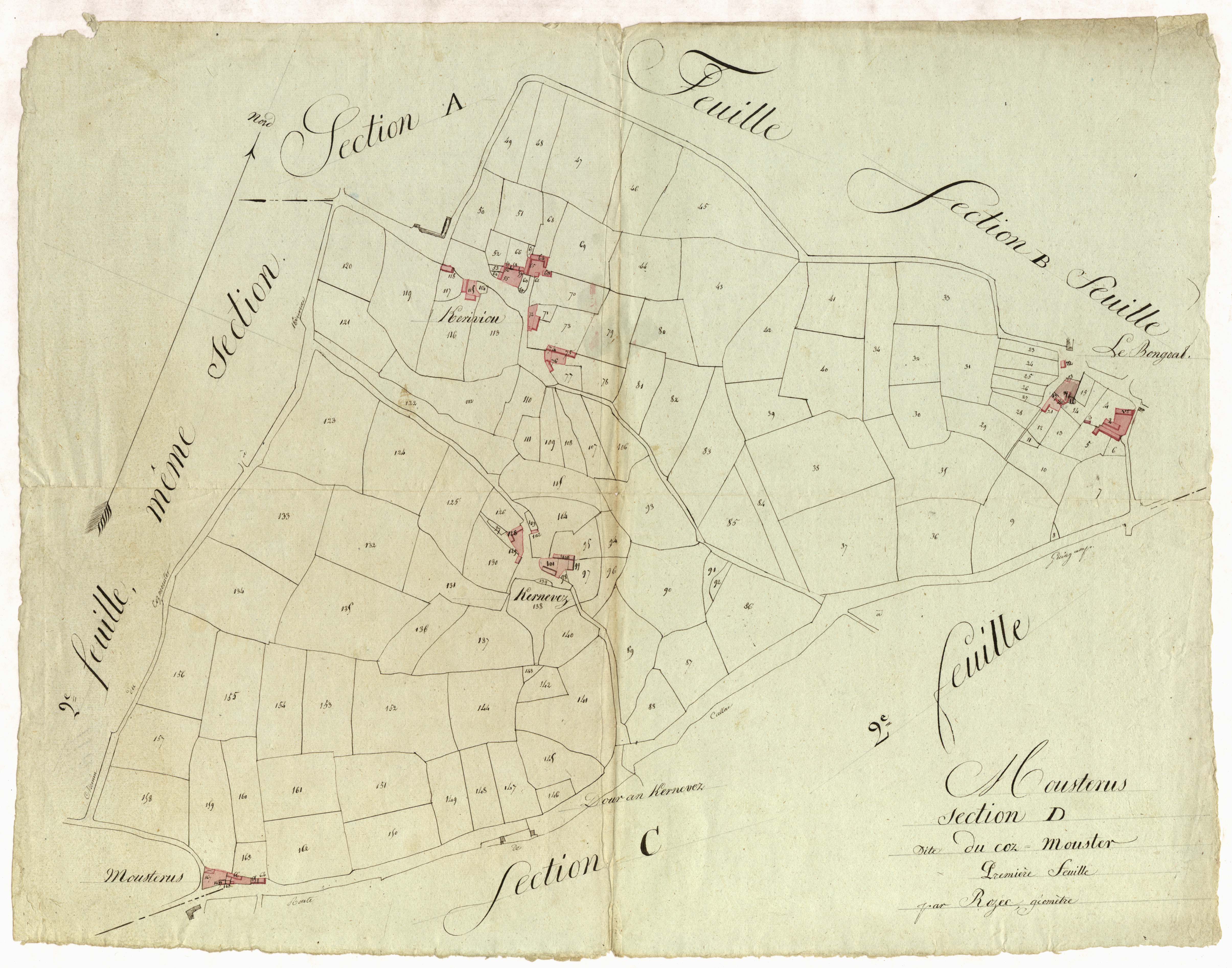 Moustéru - Section D, 1re feuille