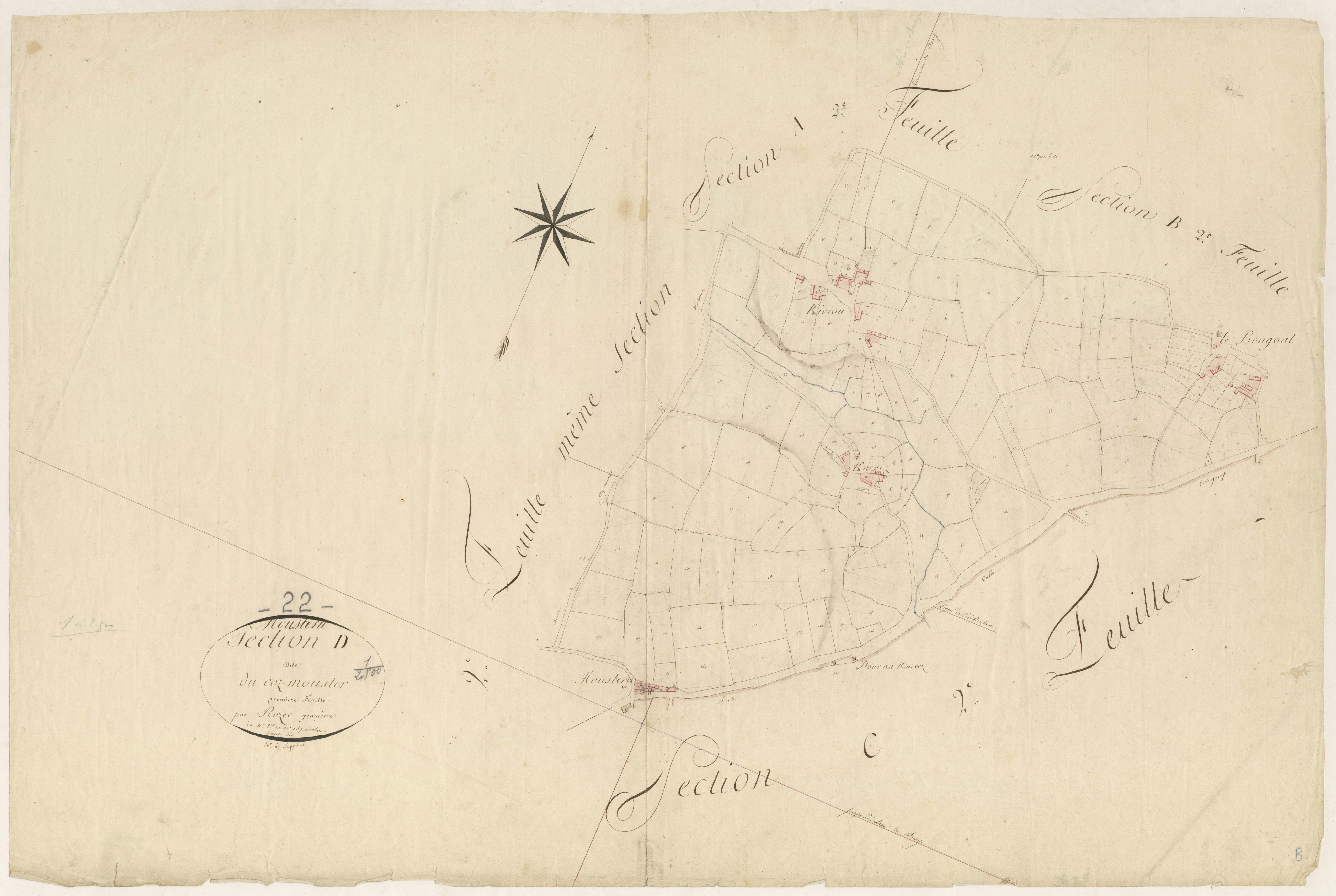 Moustéru - Section D, 1re feuille