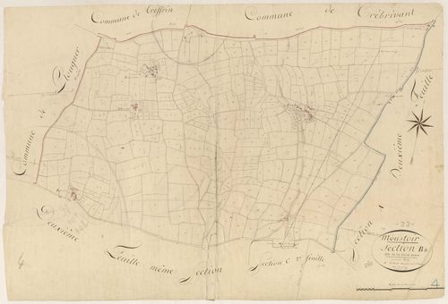 Le Moustoir - Section B, 1re feuille