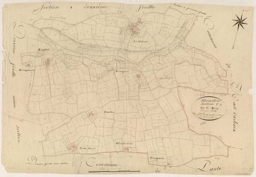 Le Moustoir - Section C, 1re feuille
