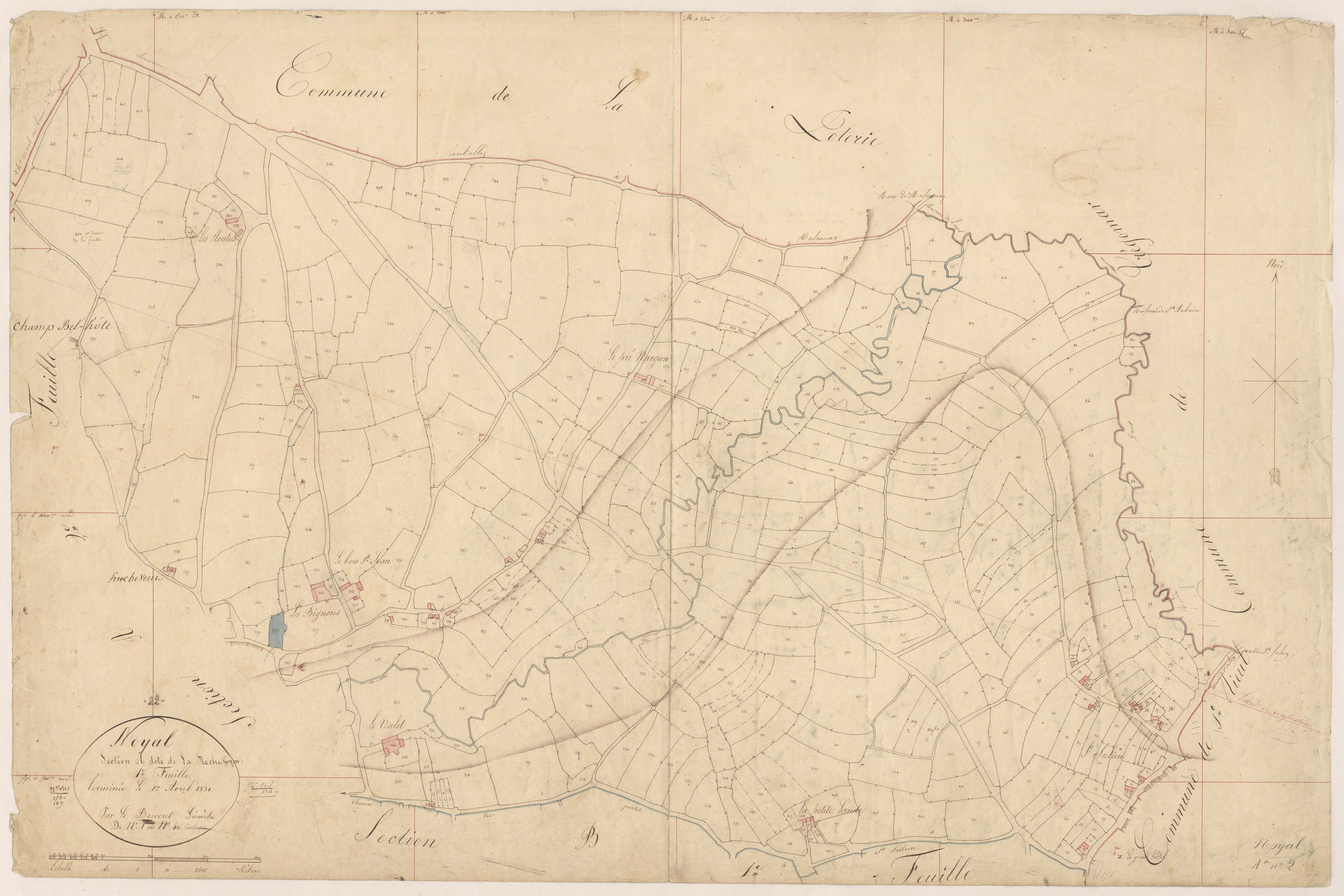 Noyal - Section A, 1re feuille