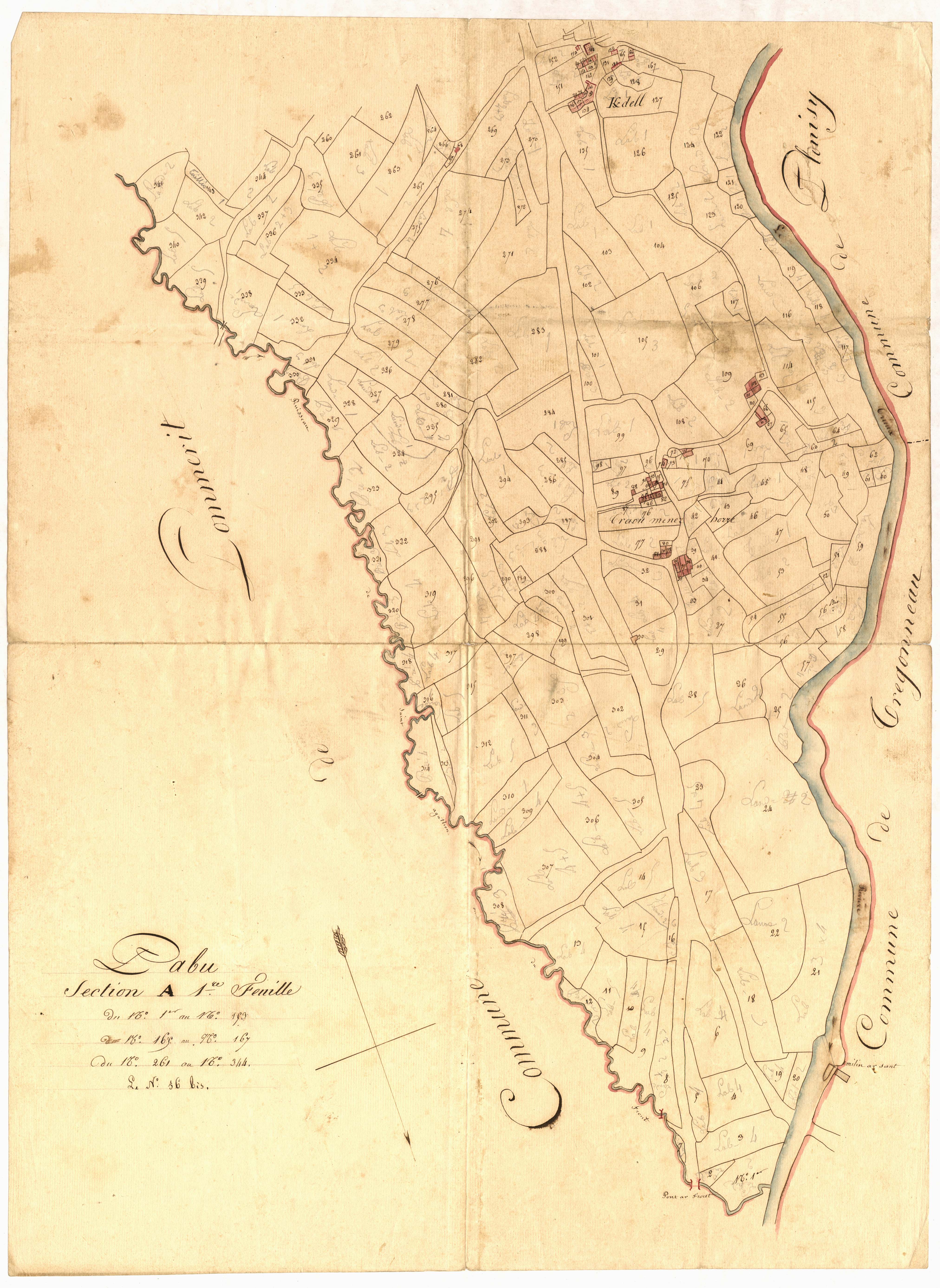 Pabu - Section A, 1re feuille