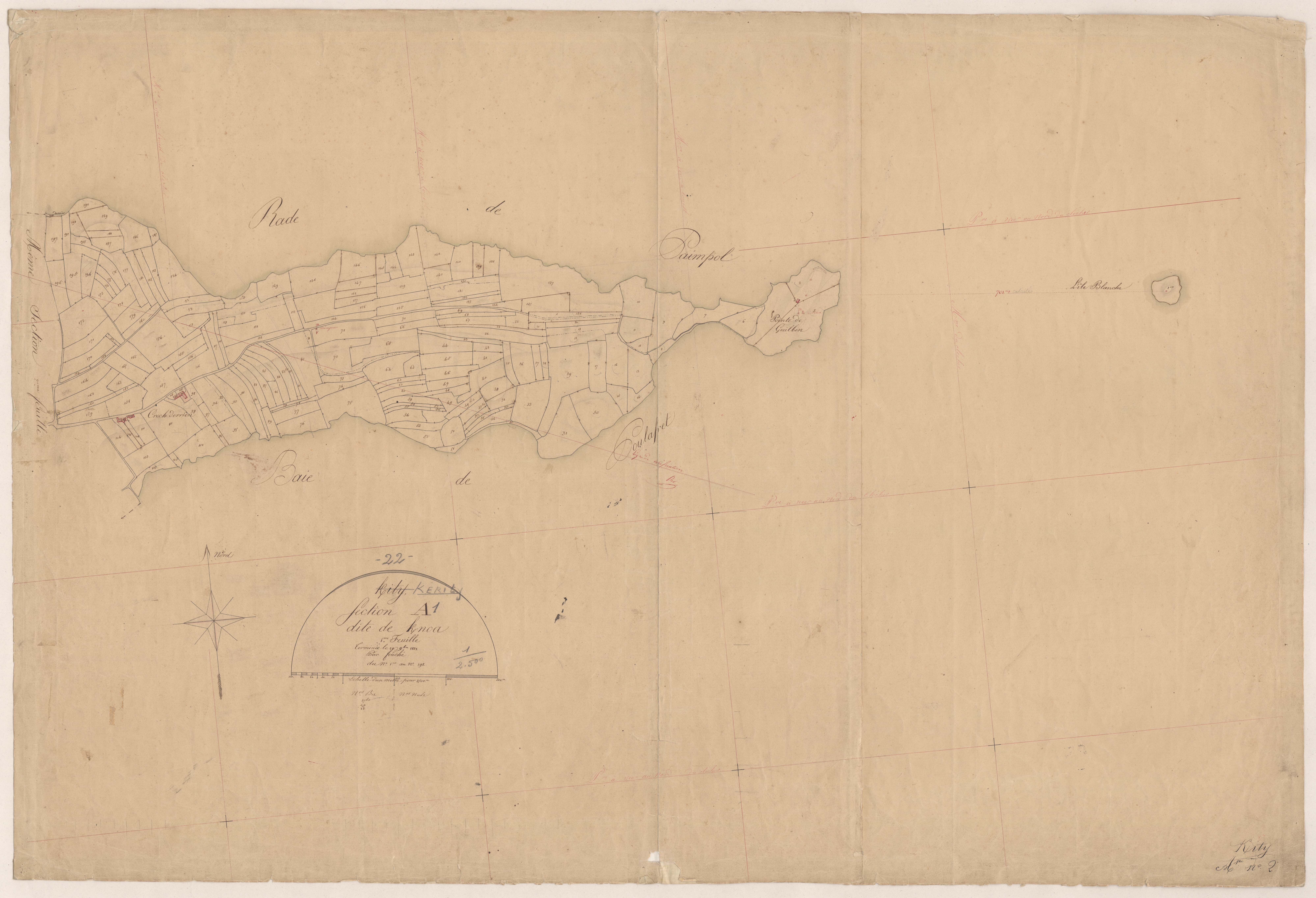 Paimpol - Section A, 1re feuille