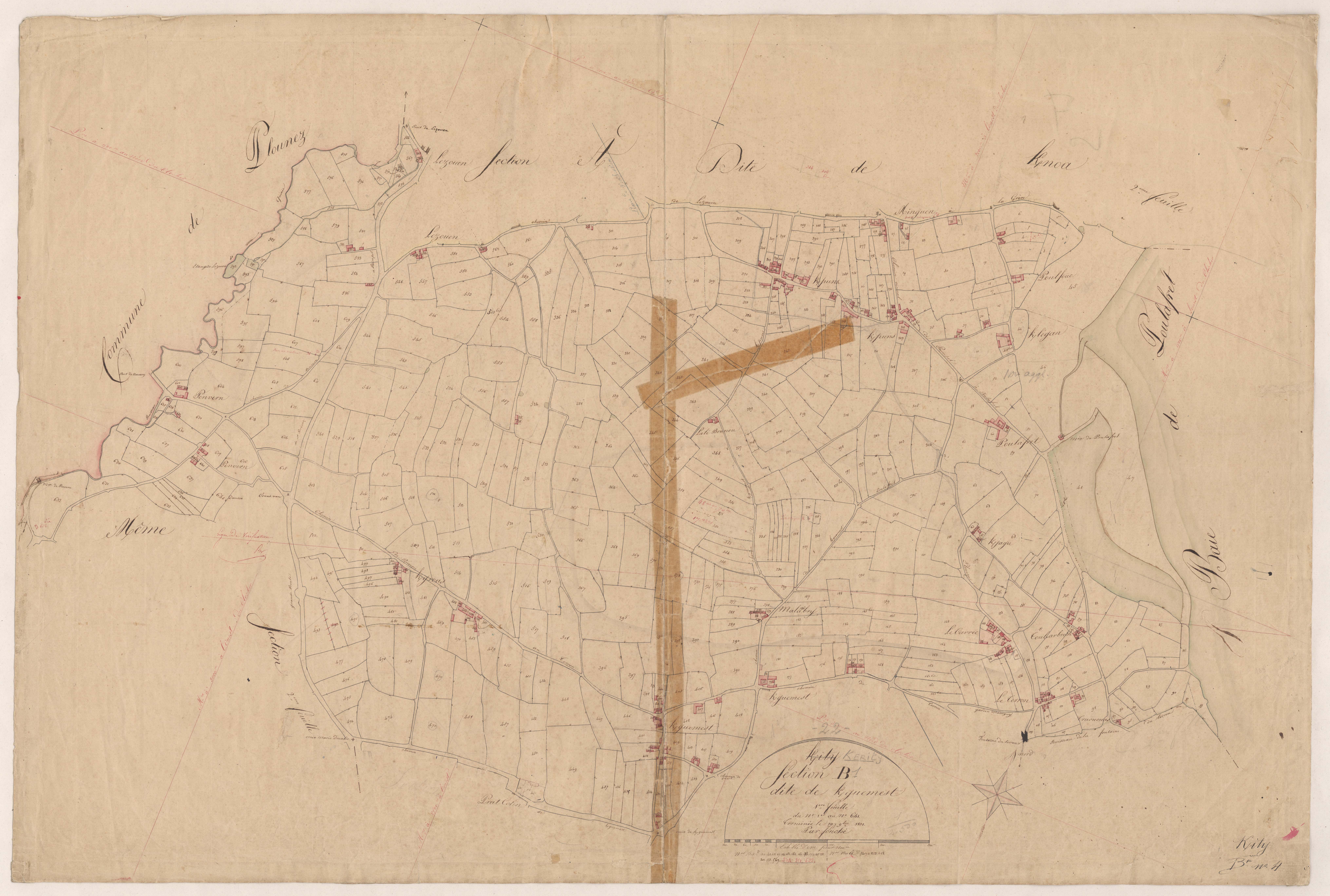 Paimpol - Section B, 1re feuille