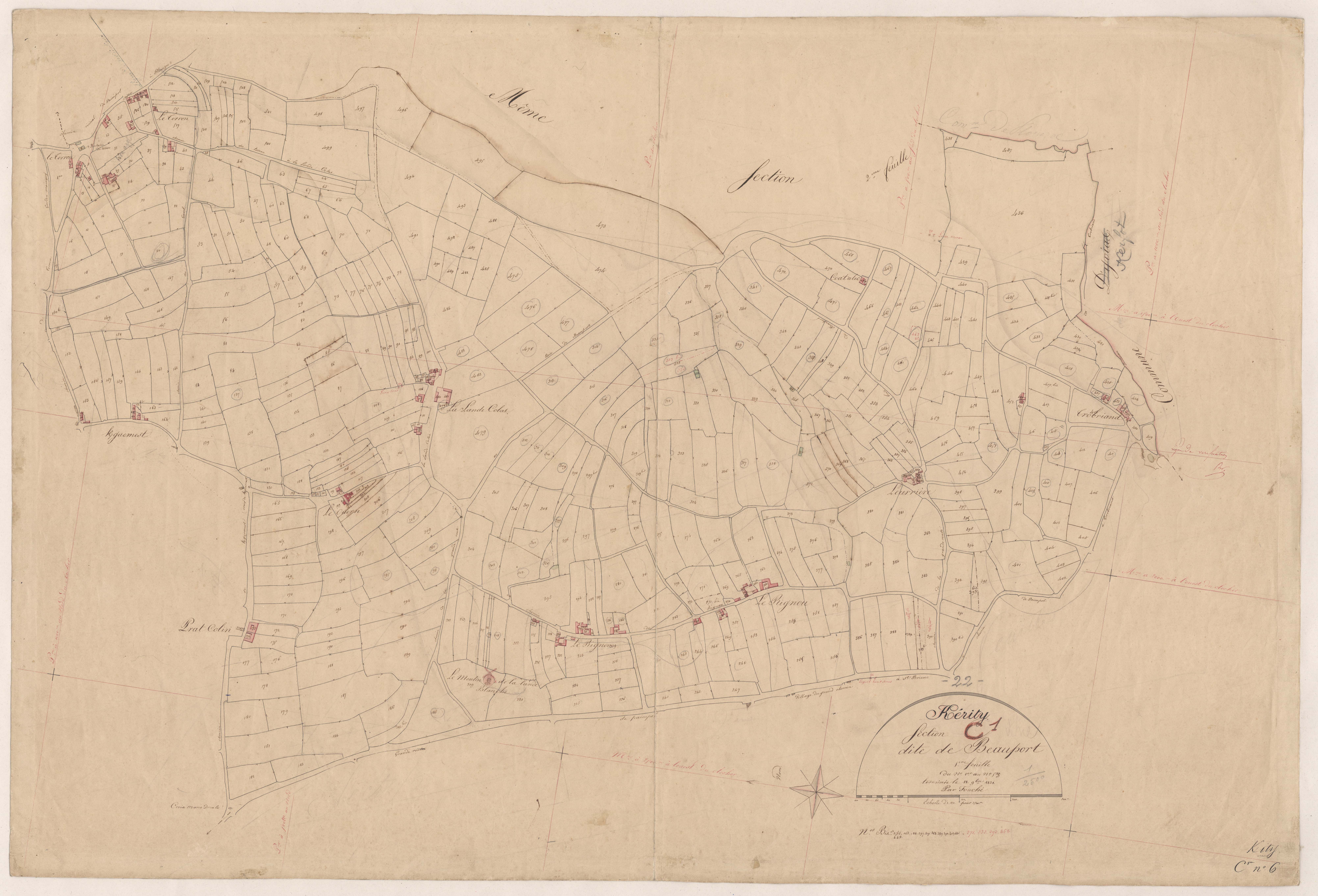 Paimpol - Section C, 1re feuille