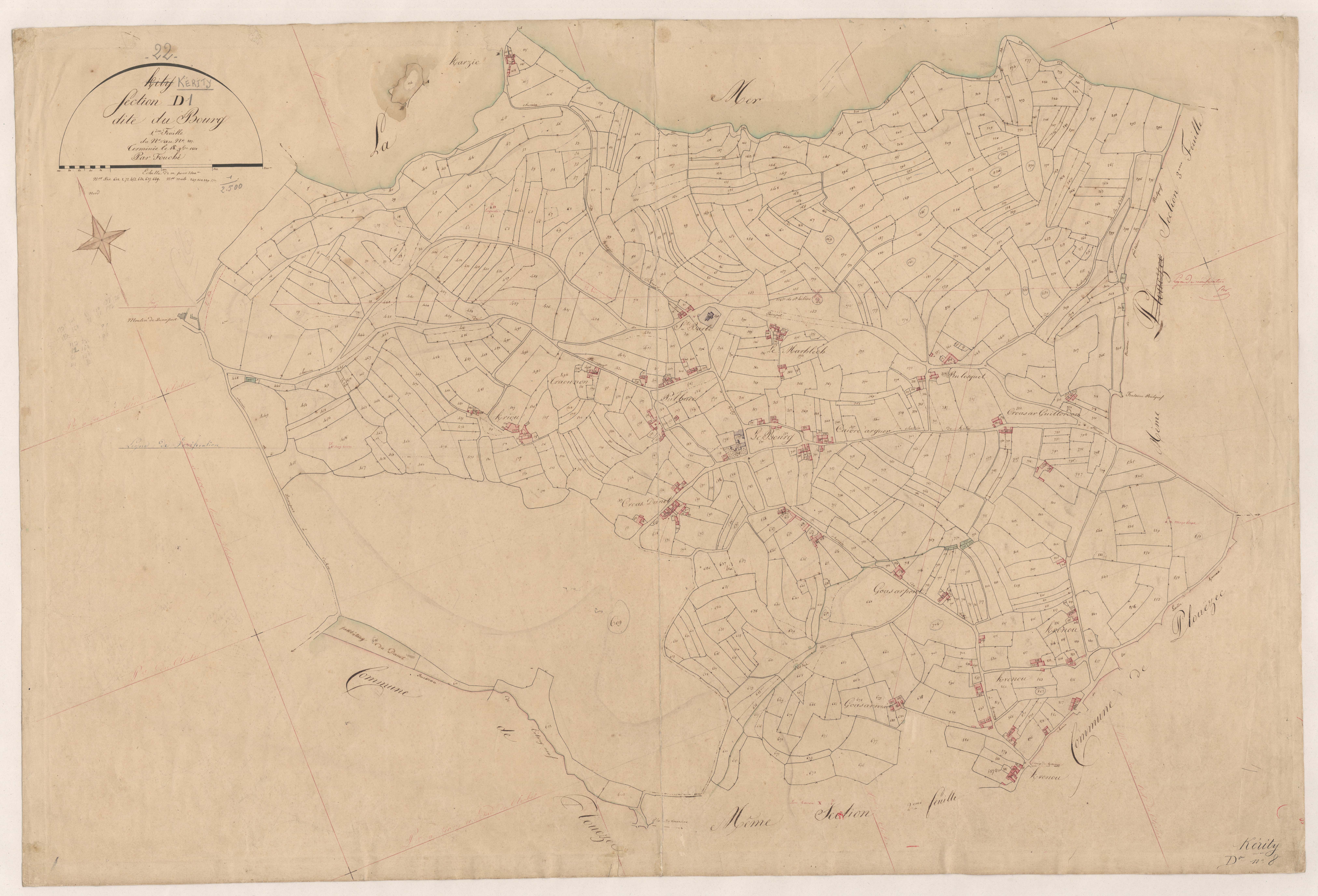 Paimpol - Section D, 1re feuille