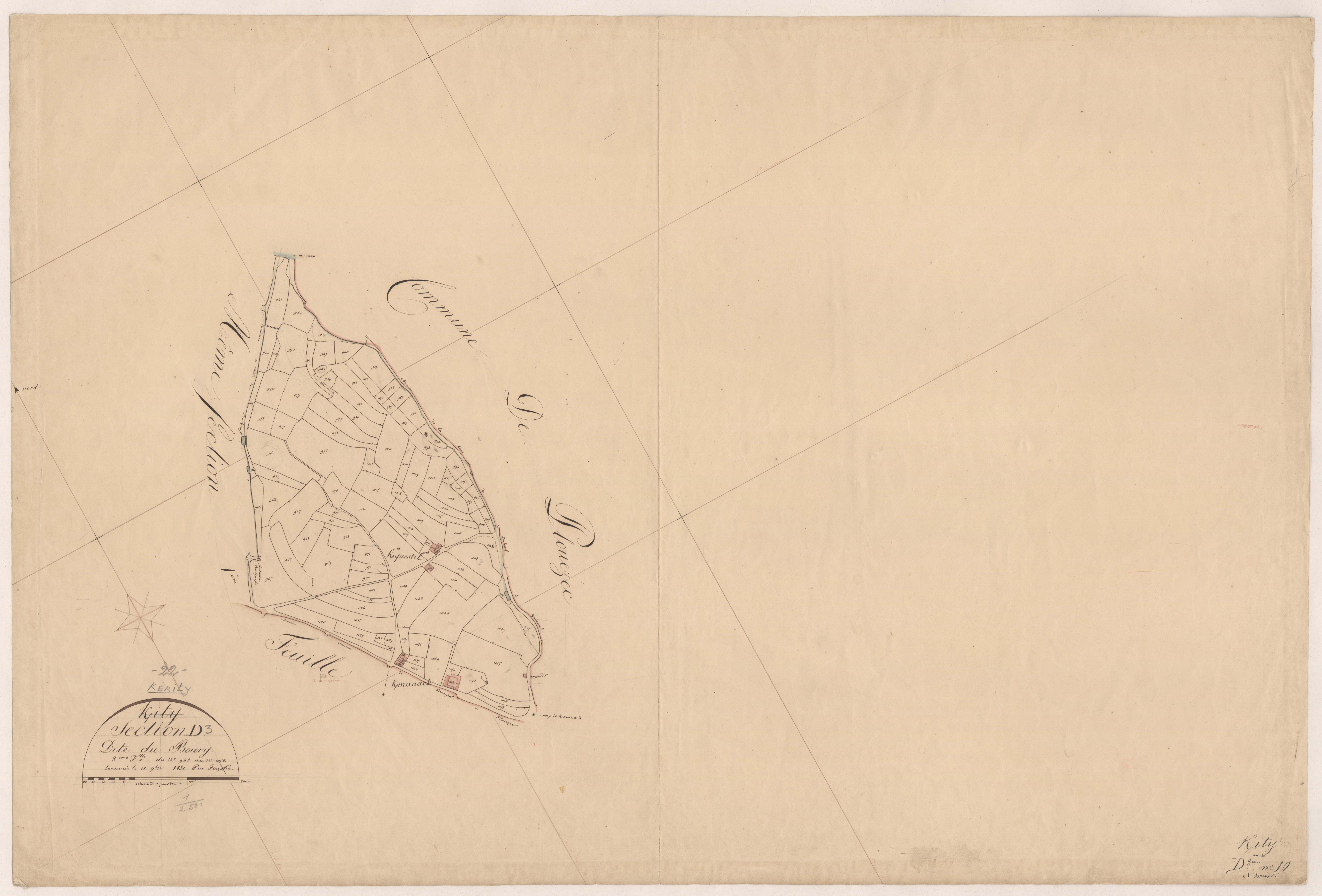 Paimpol - Section D, 3e feuille